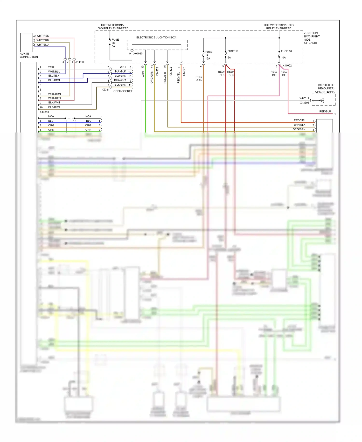 Wiring diagram red/grn for BMW Z4 E89 (2009-2013) (13 of 21)