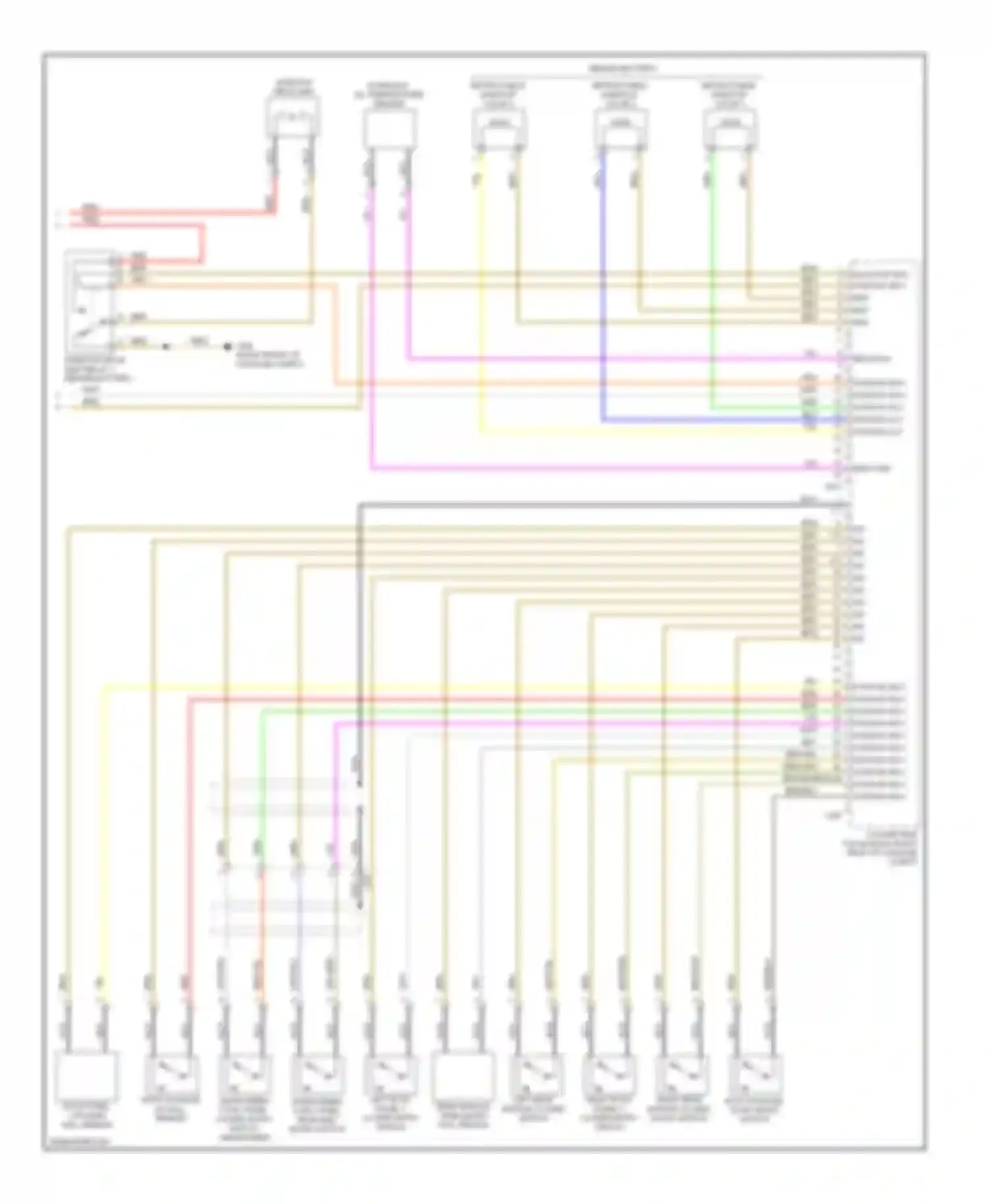 Wiring diagram roof panel 2 packed hall sensor for BMW Z4 E89 (2009-2013) (1 of 1)