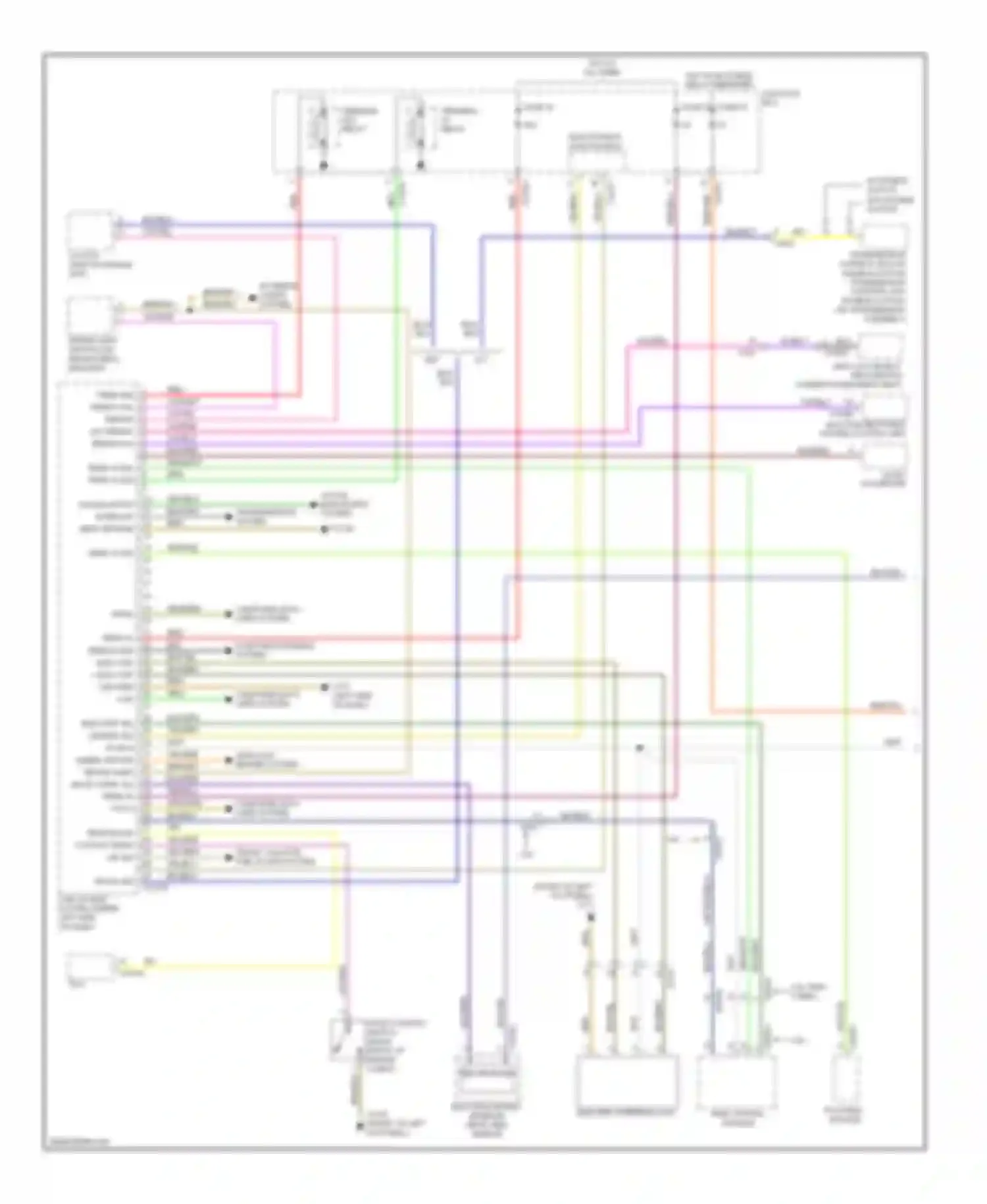 Wiring diagram seat occupancy recognition for BMW Z4 E89 (2009-2013) (1 of 1)