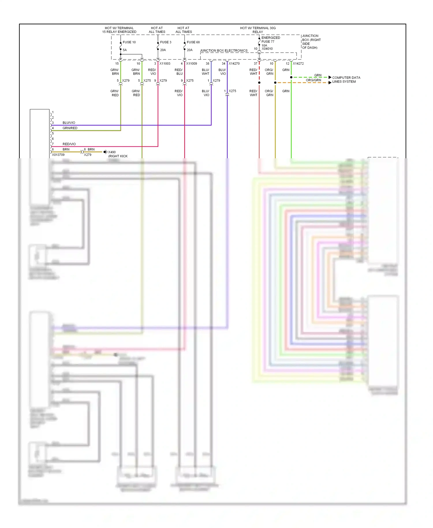 Wiring diagram wht for BMW Z4 E89 (2009-2013) (44 of 62)