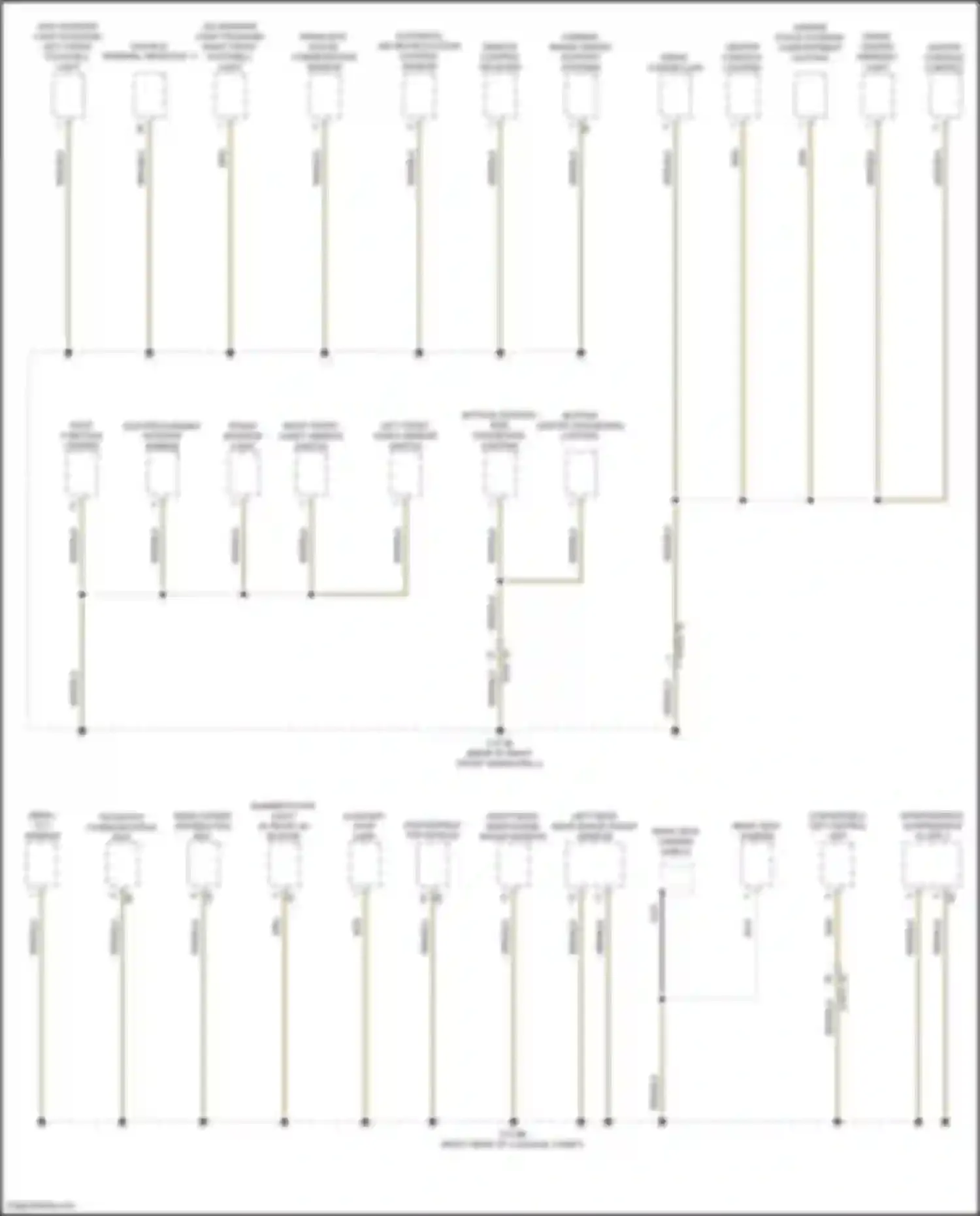 Z4 BMW G29 facelift (2022-2024): Ground distribution circuit (1 of 5)