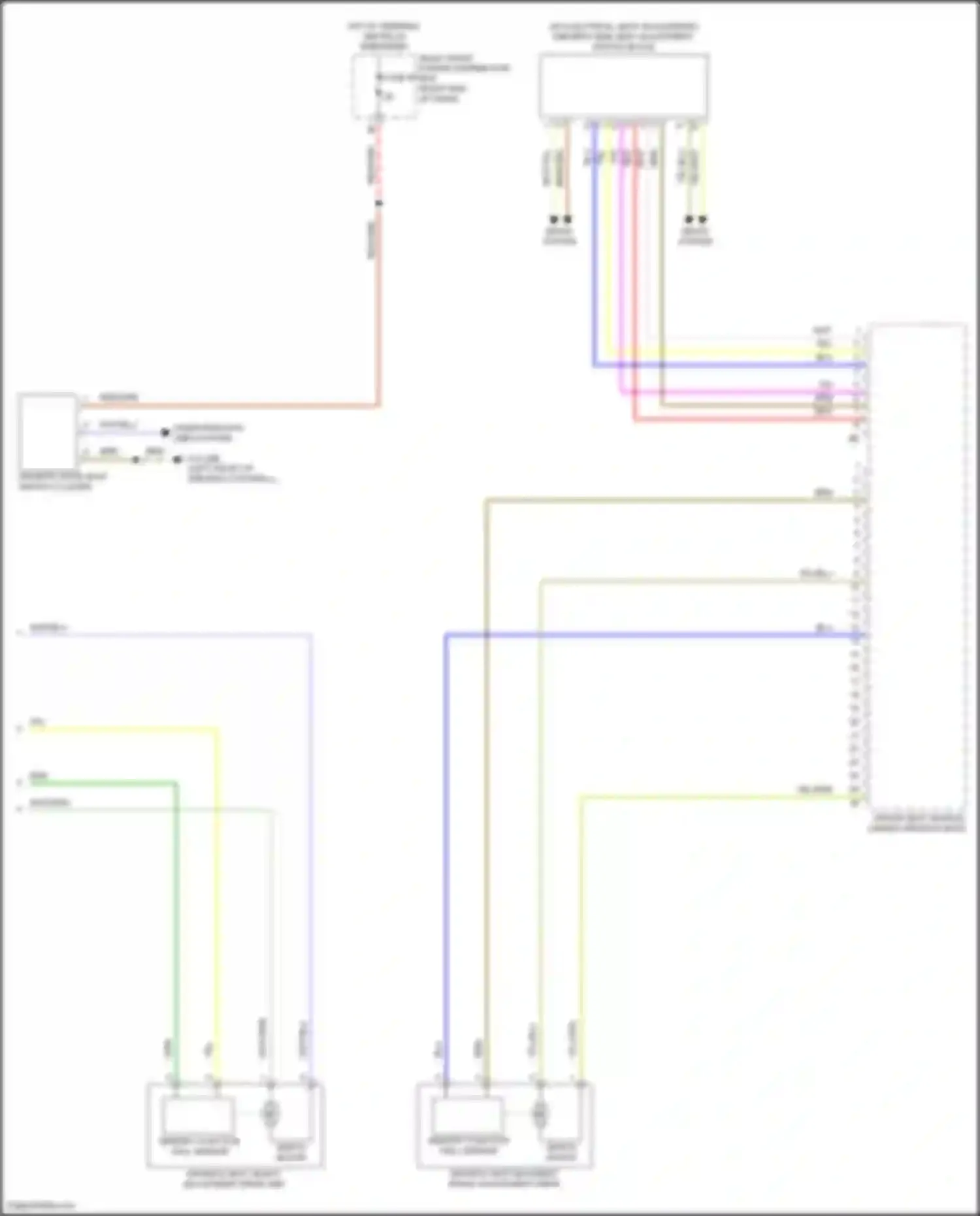 Z4 BMW G29 facelift (2022-2024): Driver"s memory seat circuit (2 of 2)