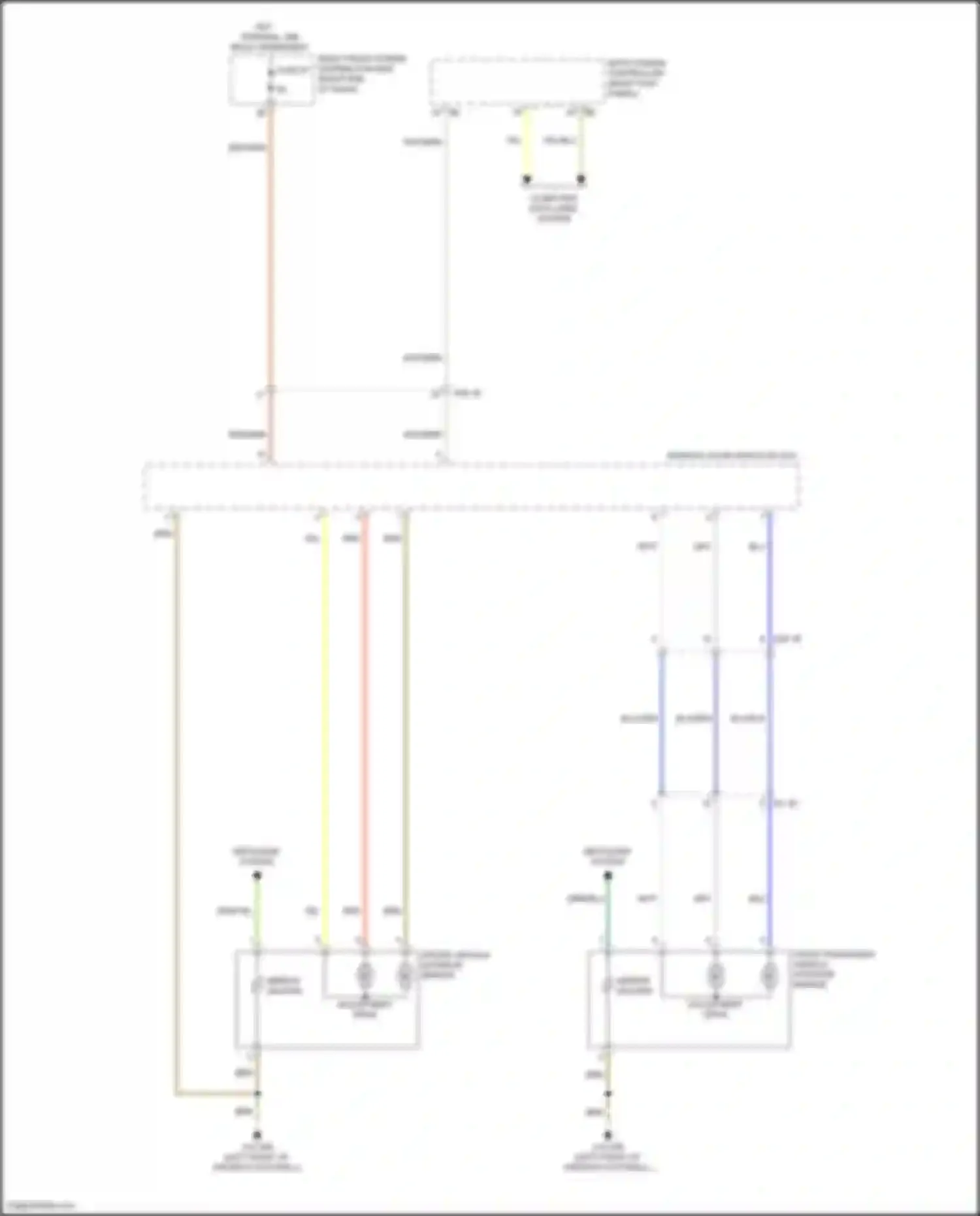 Z4 BMW G29 facelift (2022-2024): Memory mirrors circuit, w/o lin bus function