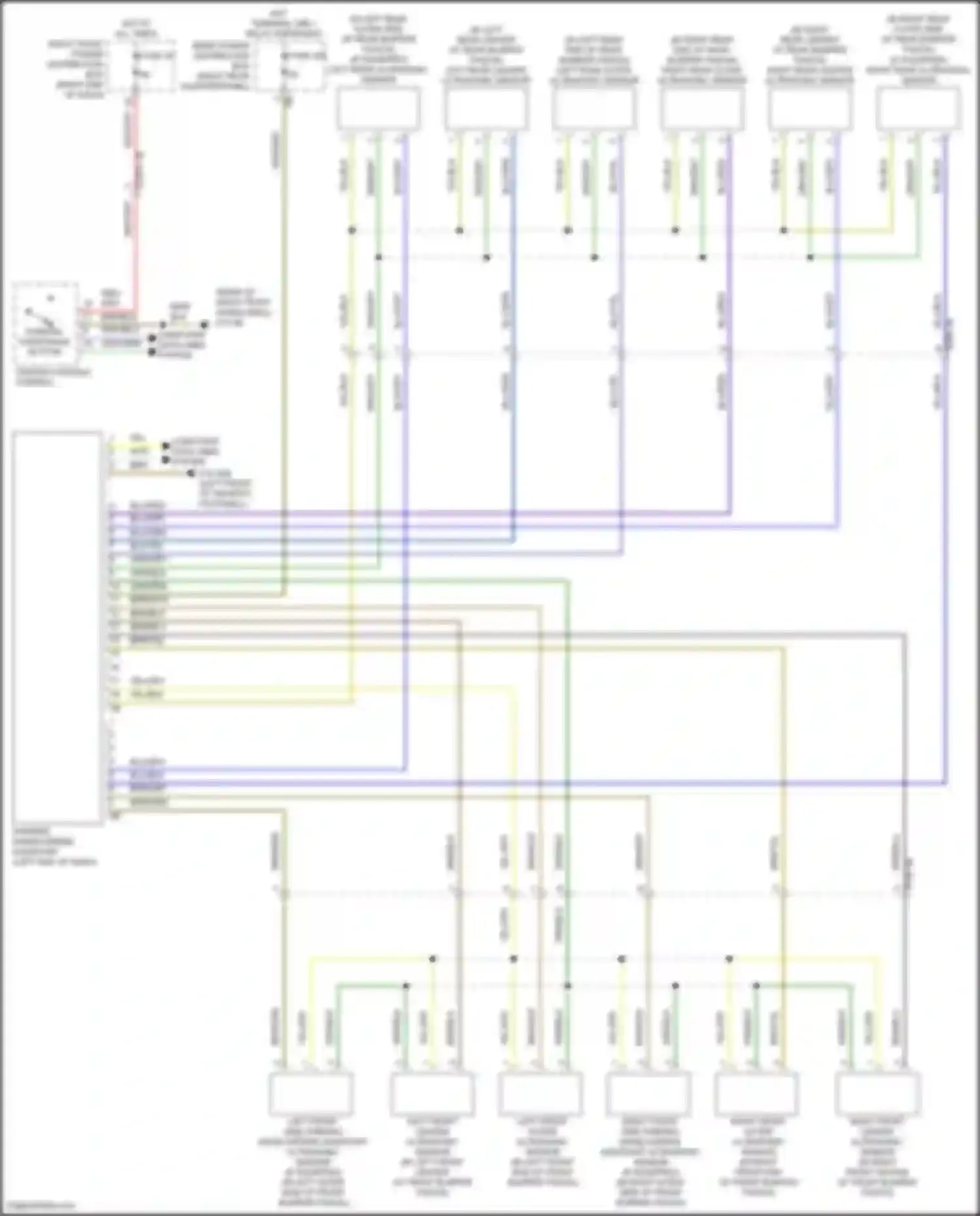 Z4 BMW G29 facelift (2022-2024): Parking assistant circuit