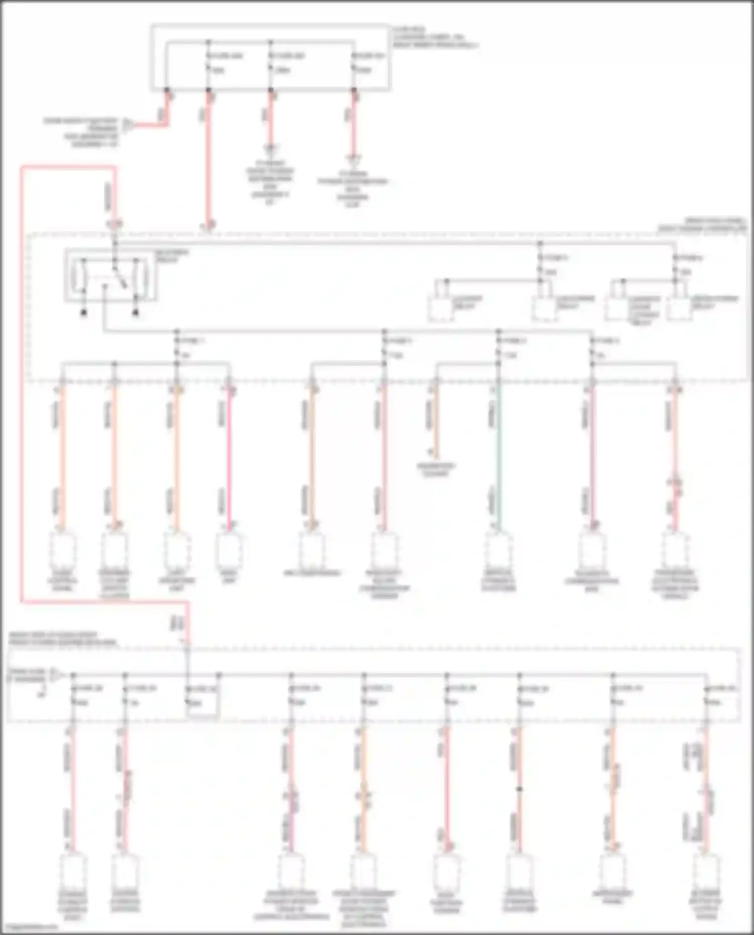 Z4 BMW G29 facelift (2022-2024): Power distribution circuit (2 of 7)