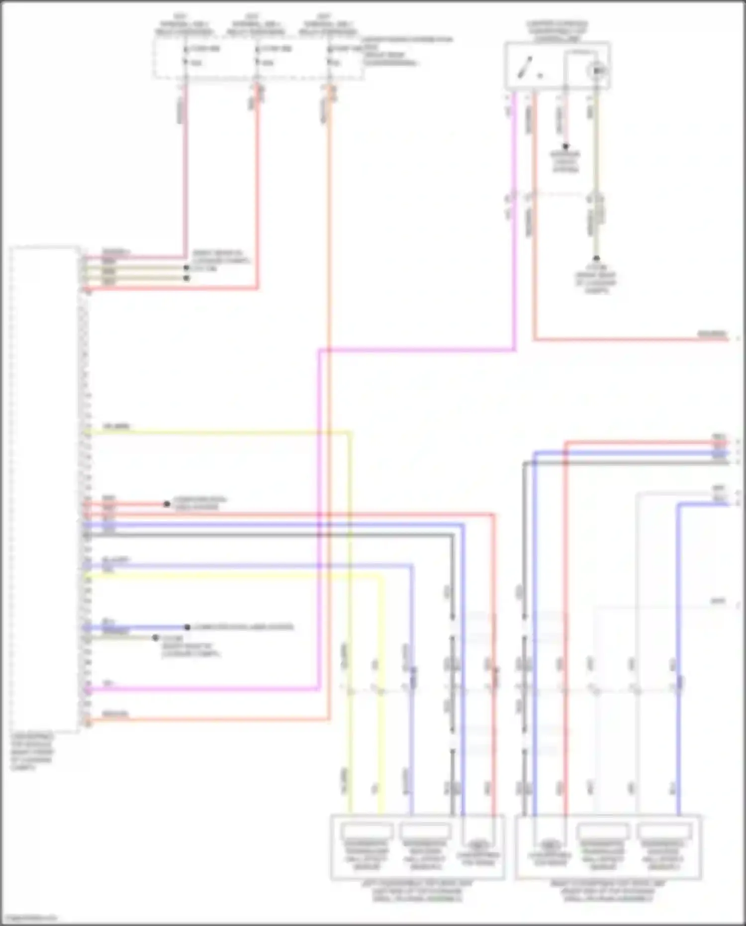 Z4 BMW G29 facelift (2022-2024): Power top/sunroof circuit (1 of 2)