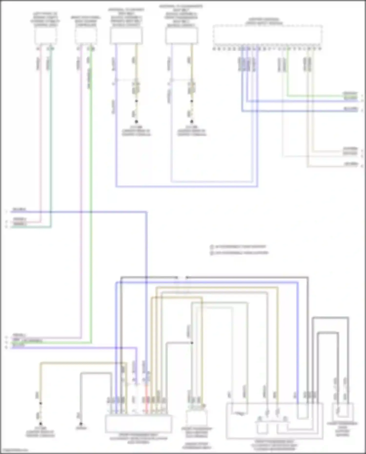 Z4 BMW G29 facelift (2022-2024): Supplemental restraints circuit (2 of 4)