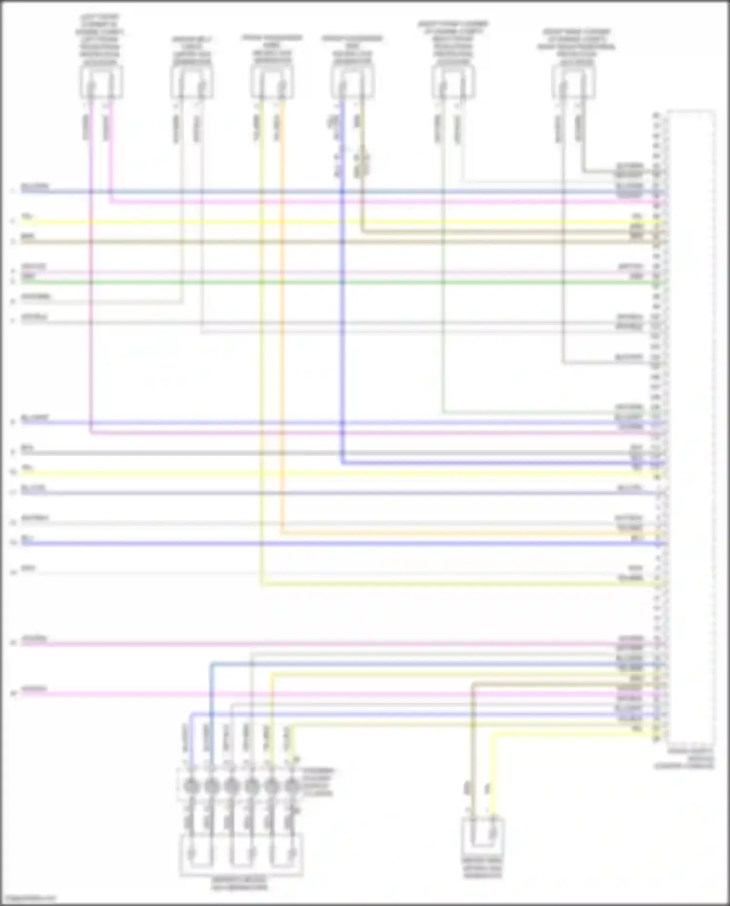 Z4 BMW G29 facelift (2022-2024): Supplemental restraints circuit (4 of 4)
