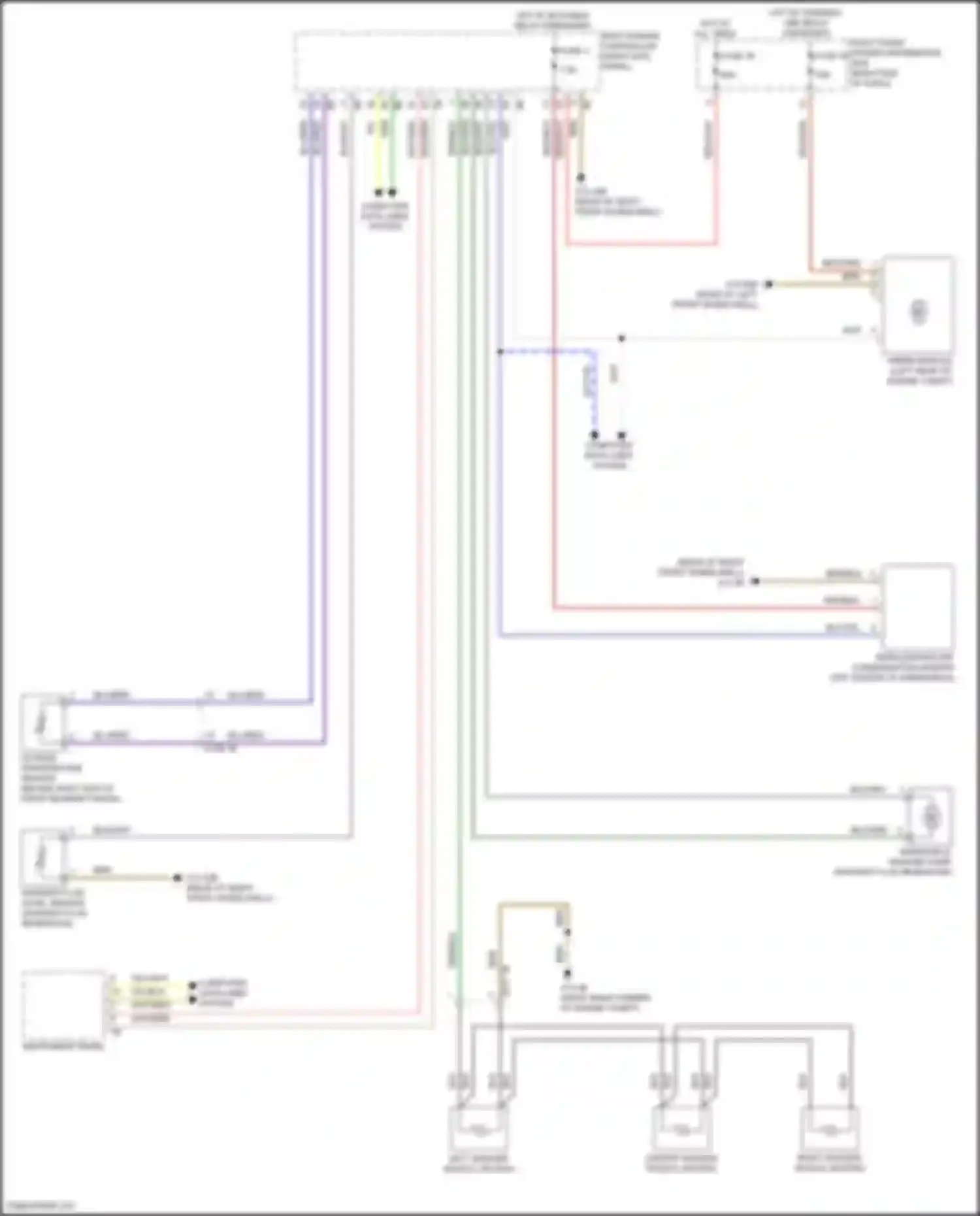 Z4 BMW G29 facelift (2022-2024): Wiper/washer circuit