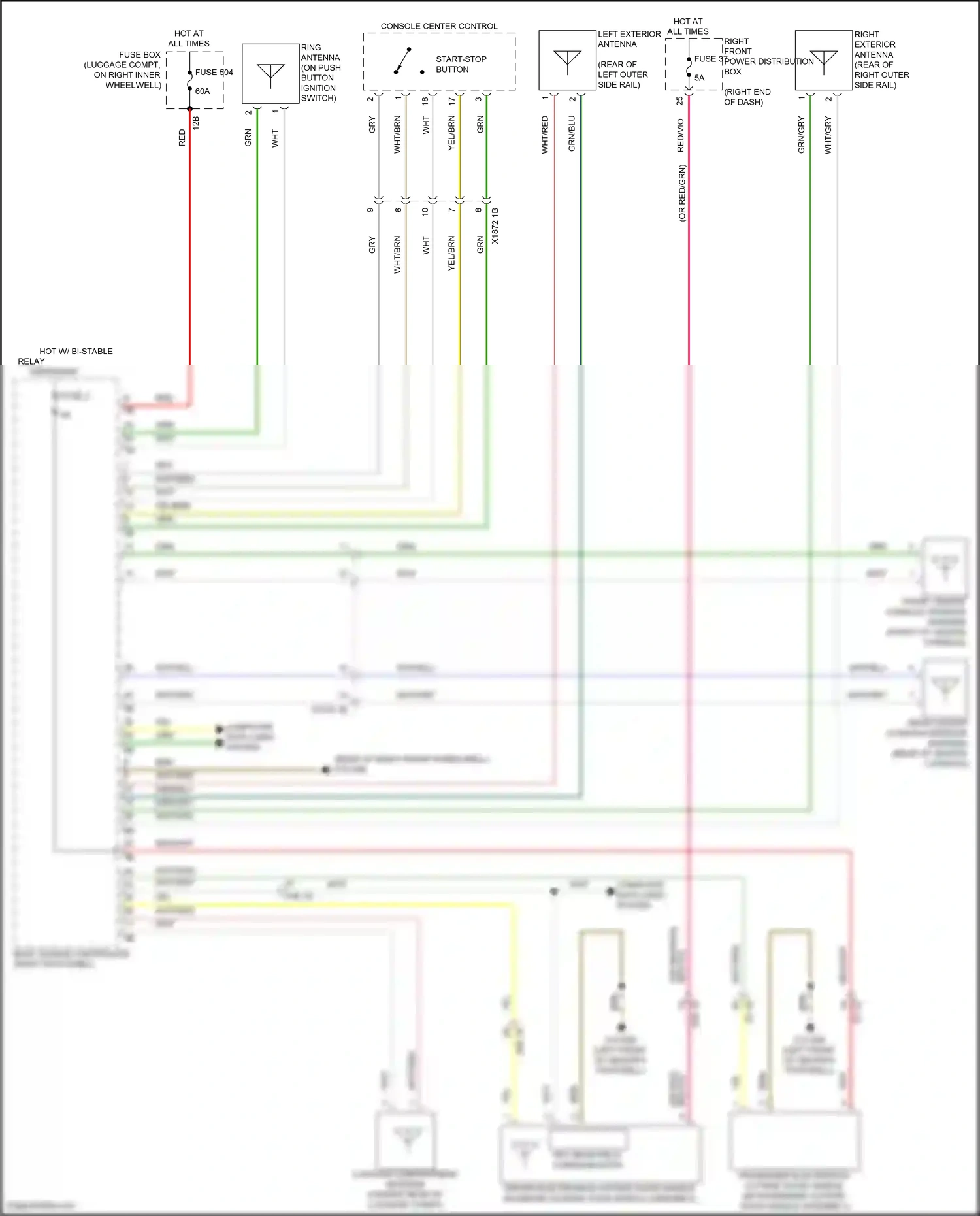 Wiring diagram computer data lines system for BMW Z4 G29 facelift (2022-2024) (51 of 79)