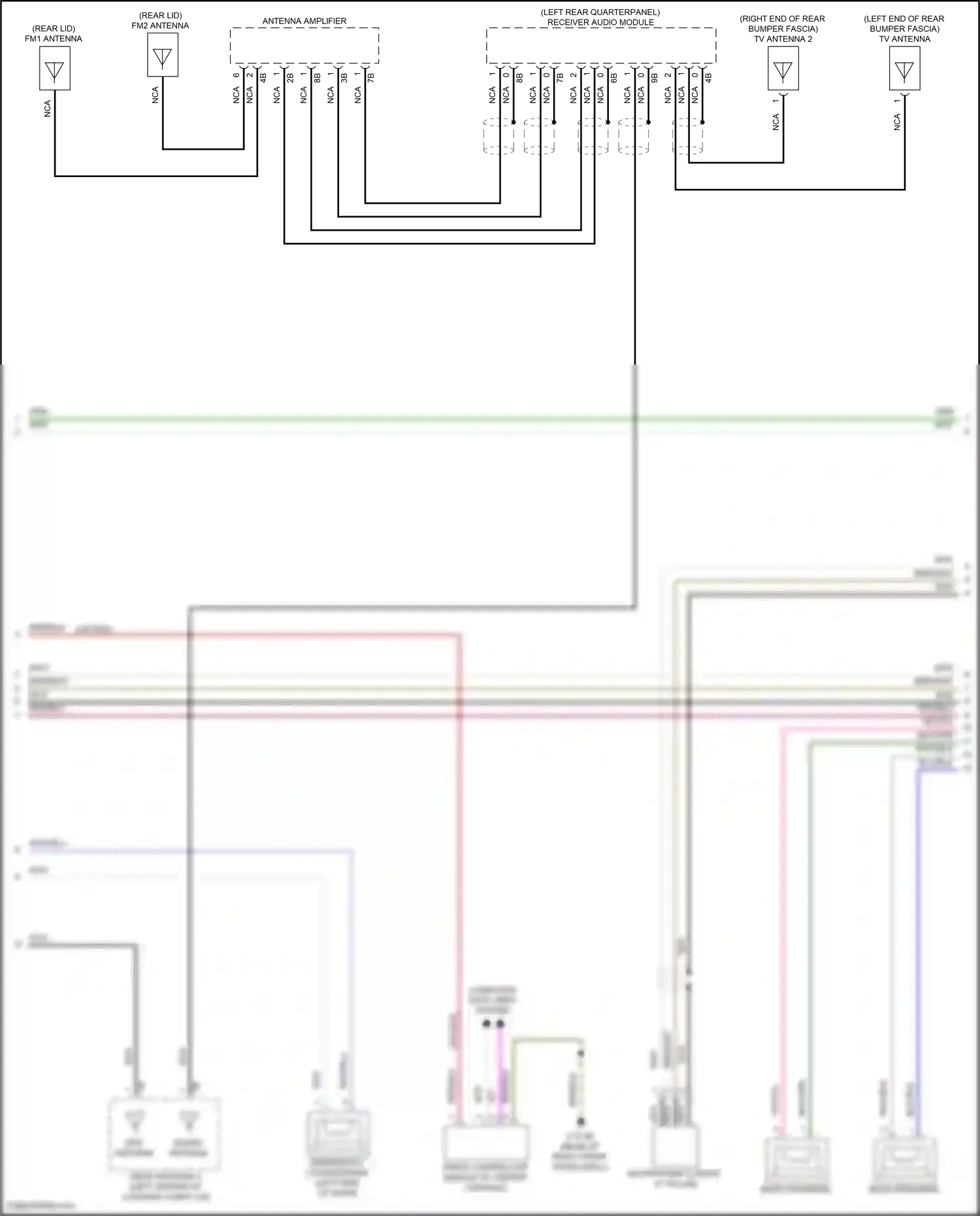 Wiring diagram computer data lines system for BMW Z4 G29 facelift (2022-2024) (17 of 79)