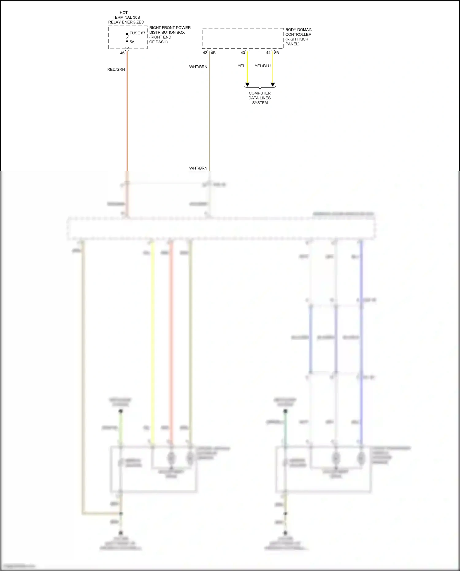 Wiring diagram computer data lines system for BMW Z4 G29 facelift (2022-2024) (47 of 79)