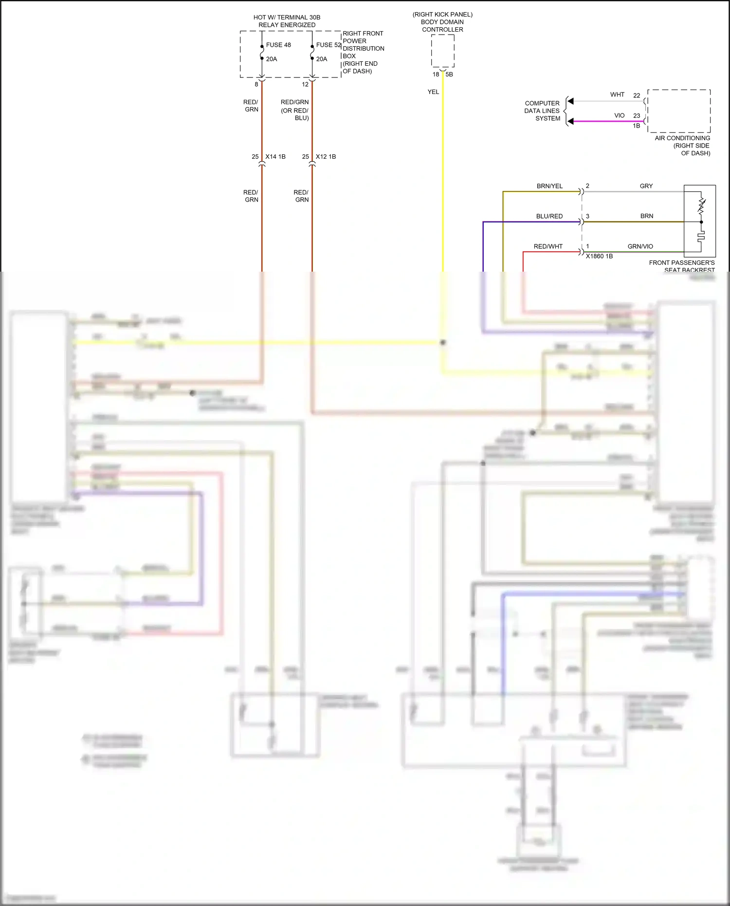 Wiring diagram computer data lines system for BMW Z4 G29 facelift (2022-2024) (56 of 79)