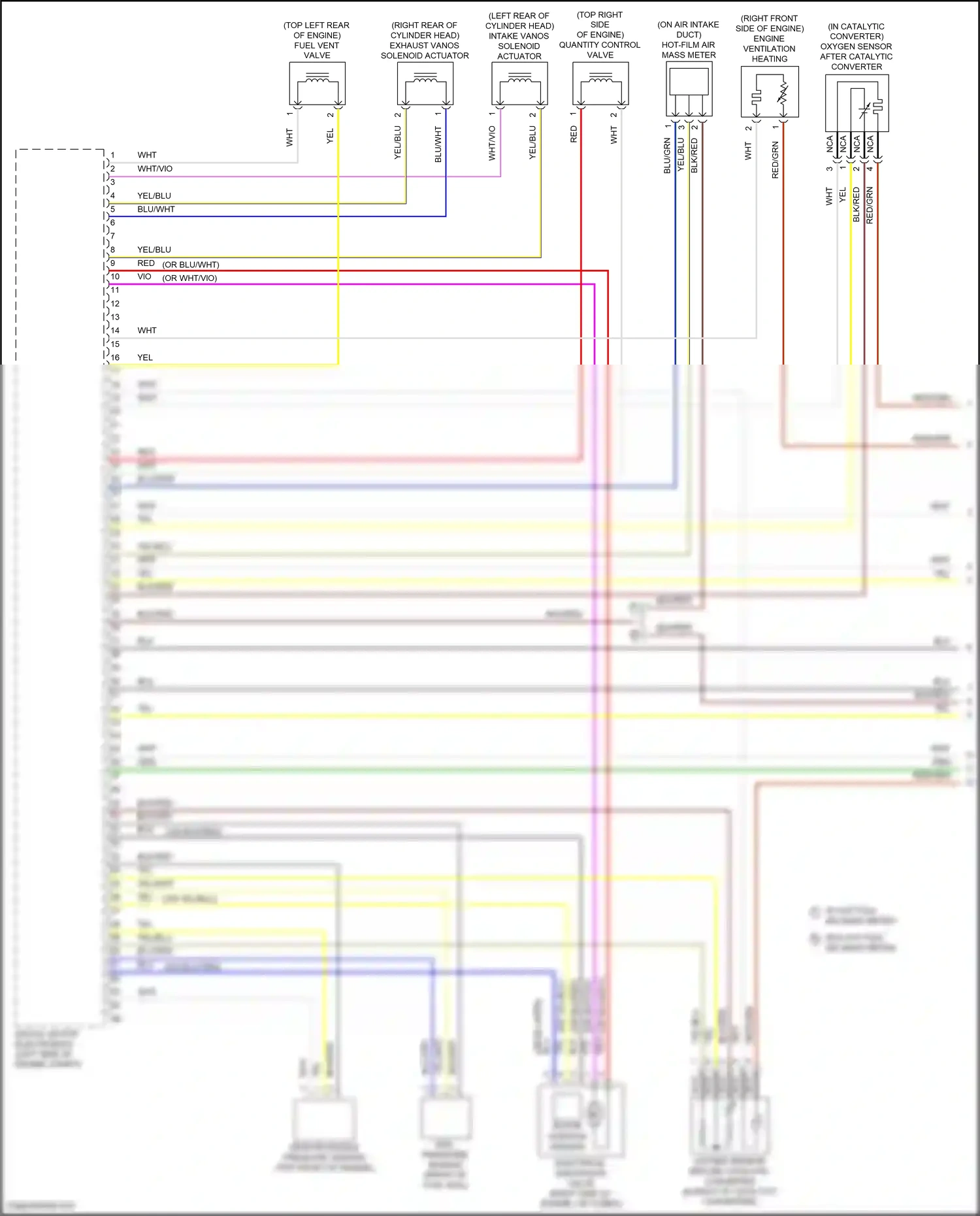 Wiring diagram engine ventilation heating for BMW Z4 G29 facelift (2022-2024) (2 of 2)