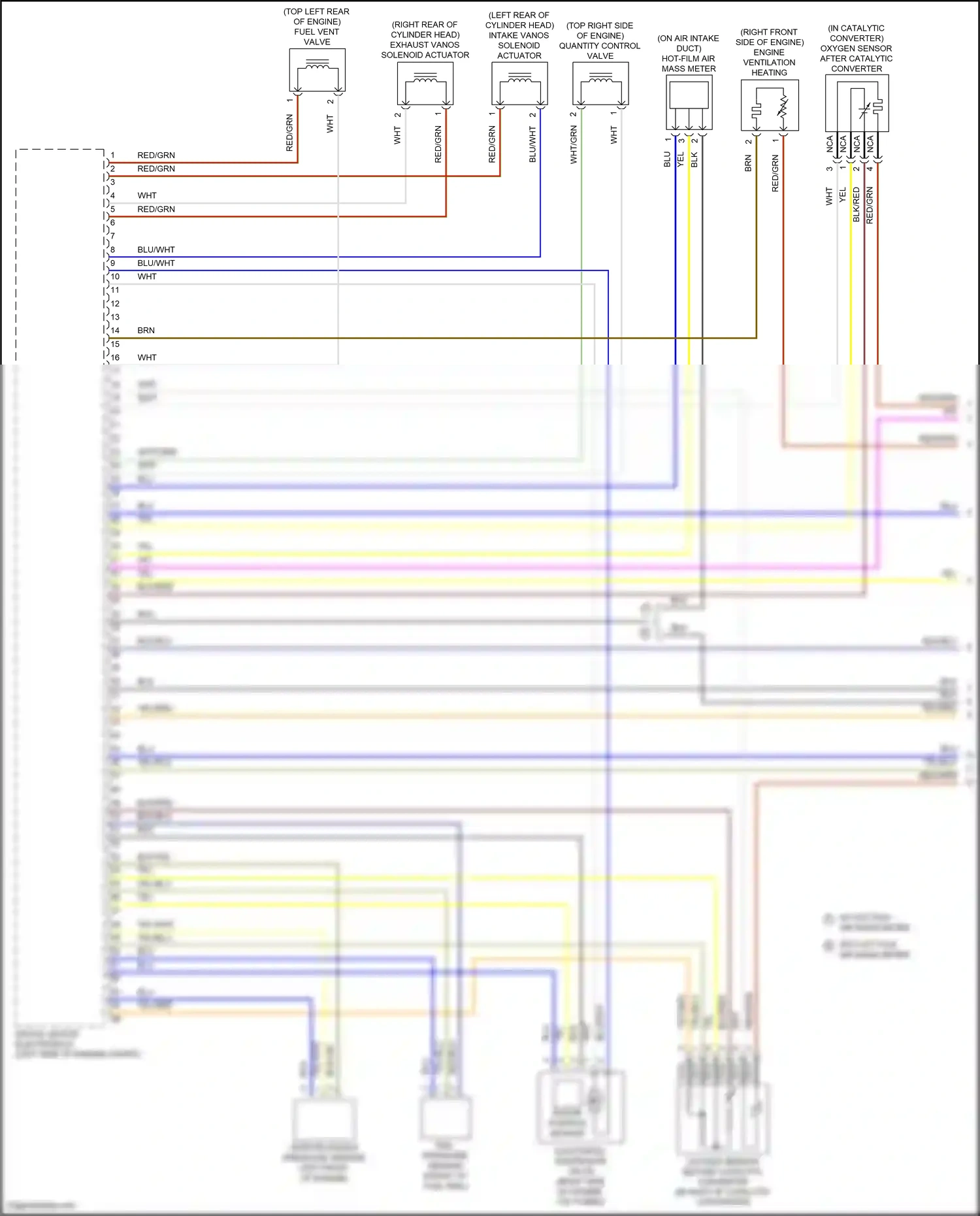 Wiring diagram engine ventilation heating for BMW Z4 G29 facelift (2022-2024) (1 of 2)