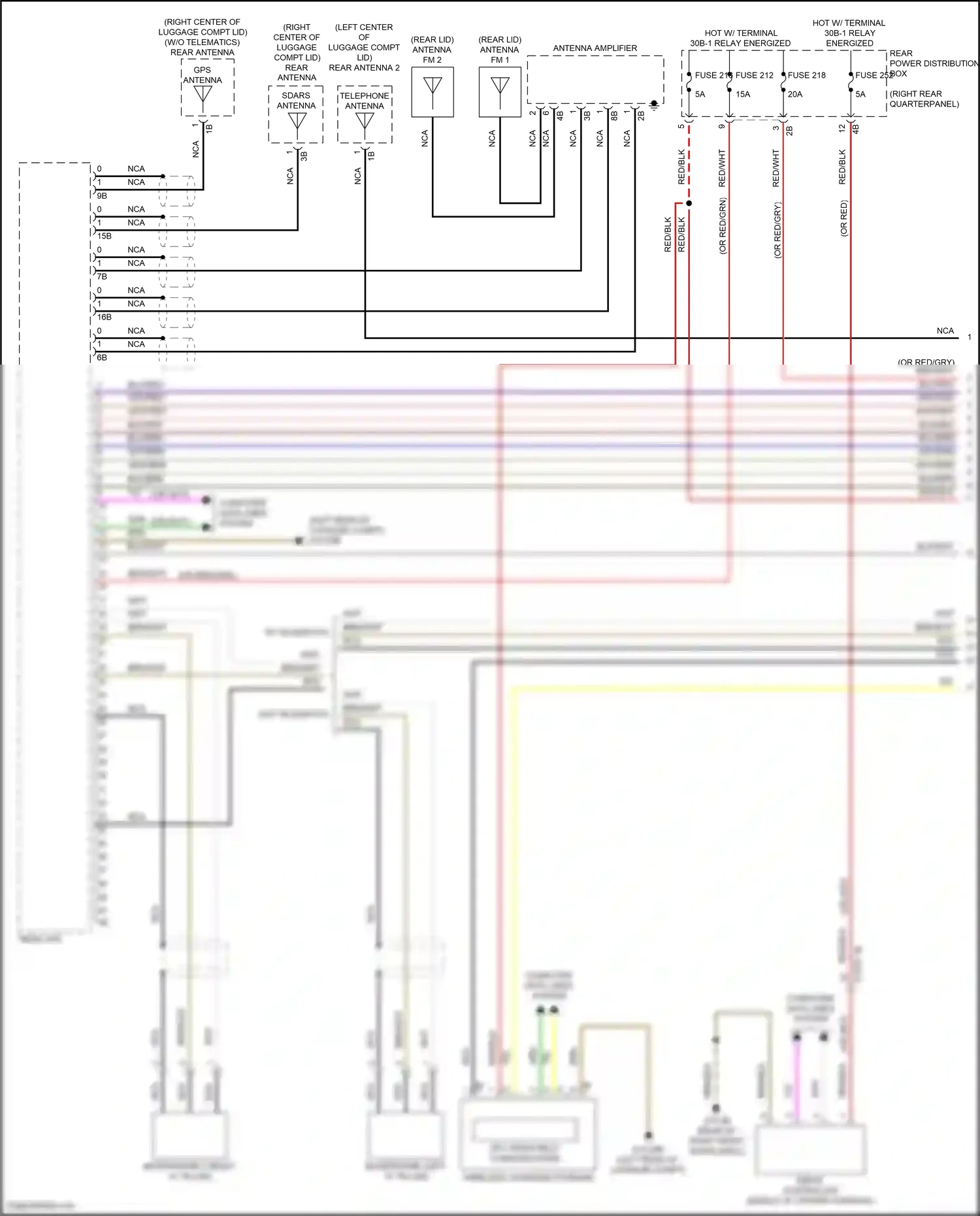 Wiring diagram fuse 252 for BMW Z4 G29 facelift (2022-2024) (8 of 13)