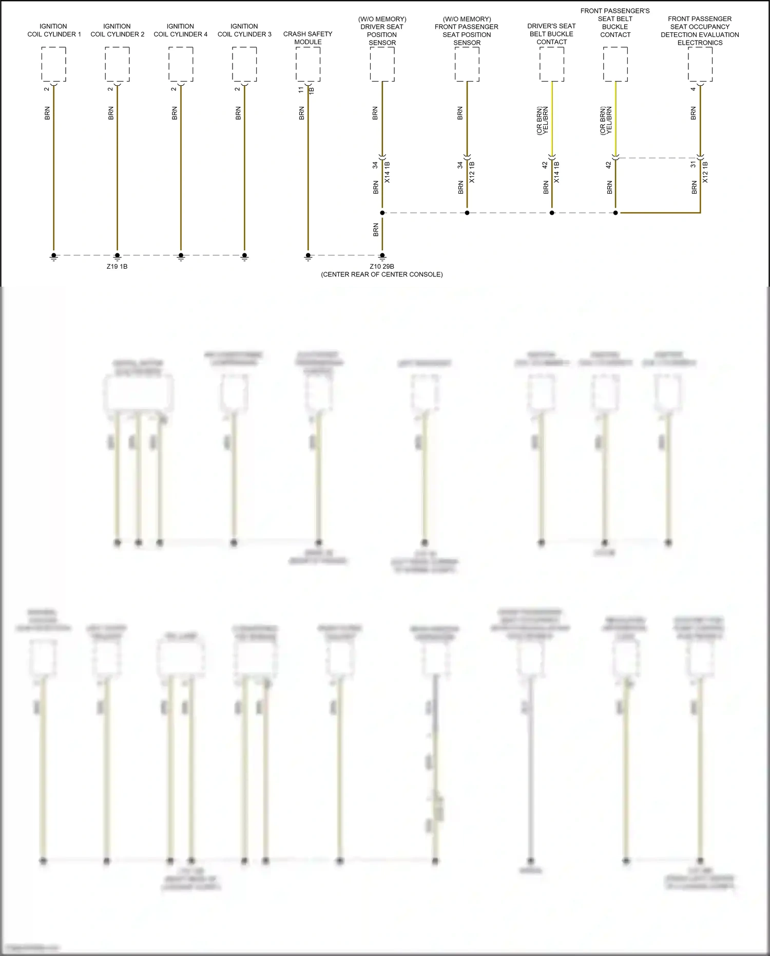 Wiring diagram left outer taillight for BMW Z4 G29 facelift (2022-2024) (2 of 2)