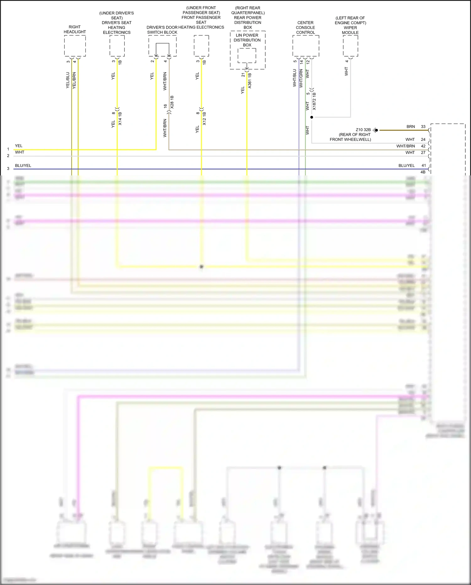 Wiring diagram light operating unit for BMW Z4 G29 facelift (2022-2024) (3 of 5)