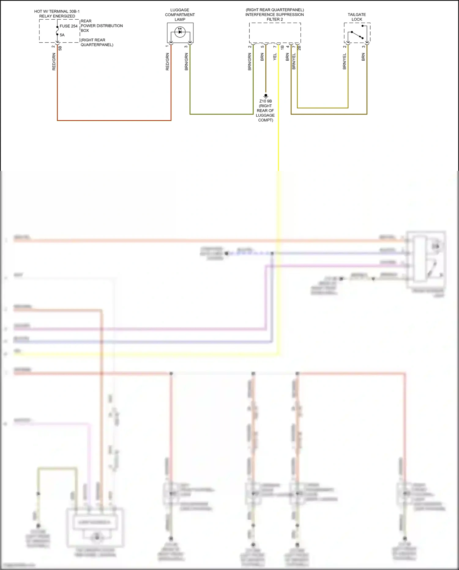 Wiring diagram light source 8 for BMW Z4 G29 facelift (2022-2024) (1 of 1)
