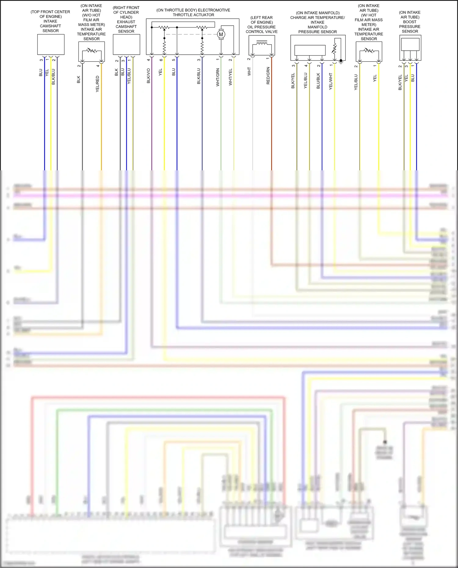 Wiring diagram position sensor for BMW Z4 G29 facelift (2022-2024) (1 of 1)