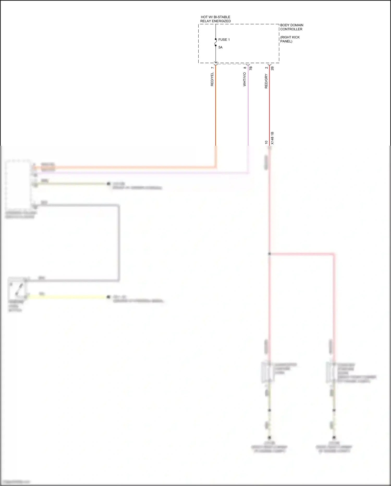 Wiring diagram steering column switch cluster for BMW Z4 G29 facelift (2022-2024) (7 of 12)