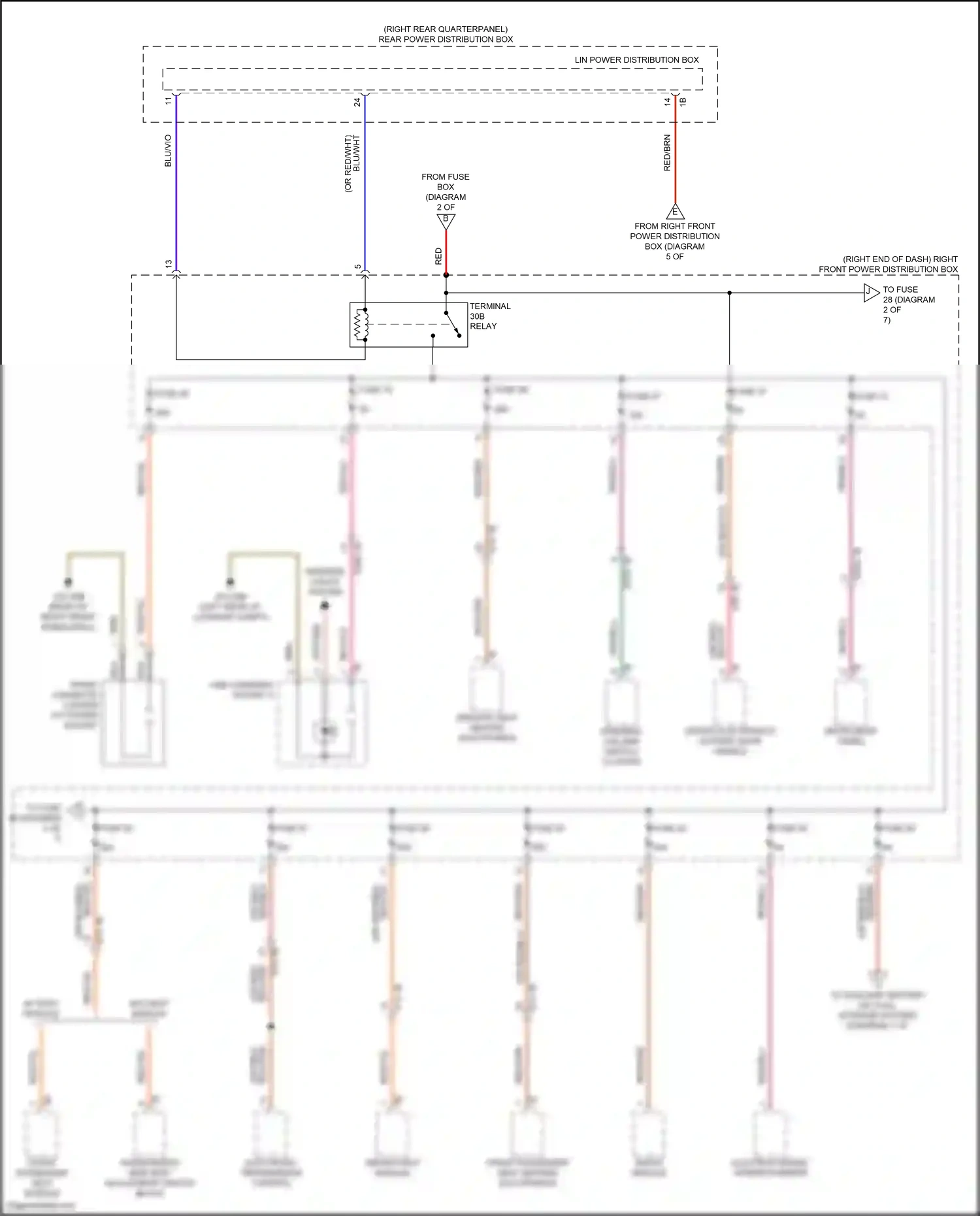 Wiring diagram steering column switch cluster for BMW Z4 G29 facelift (2022-2024) (9 of 12)