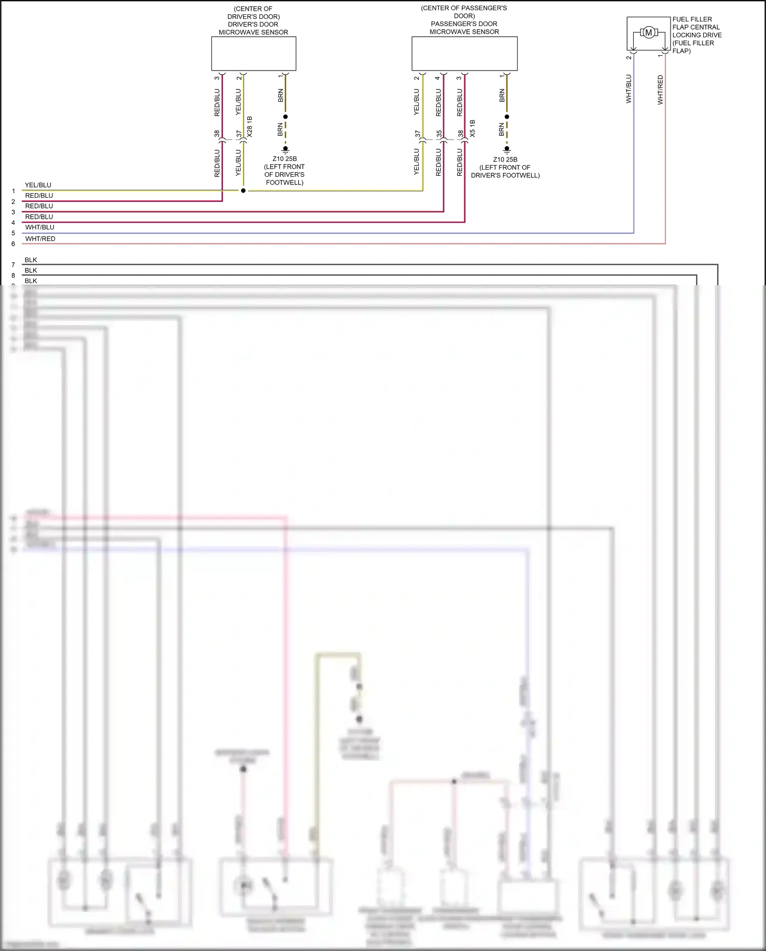 Wiring diagram blk for BMW Z4 G29 (2018-2022) (49 of 66)