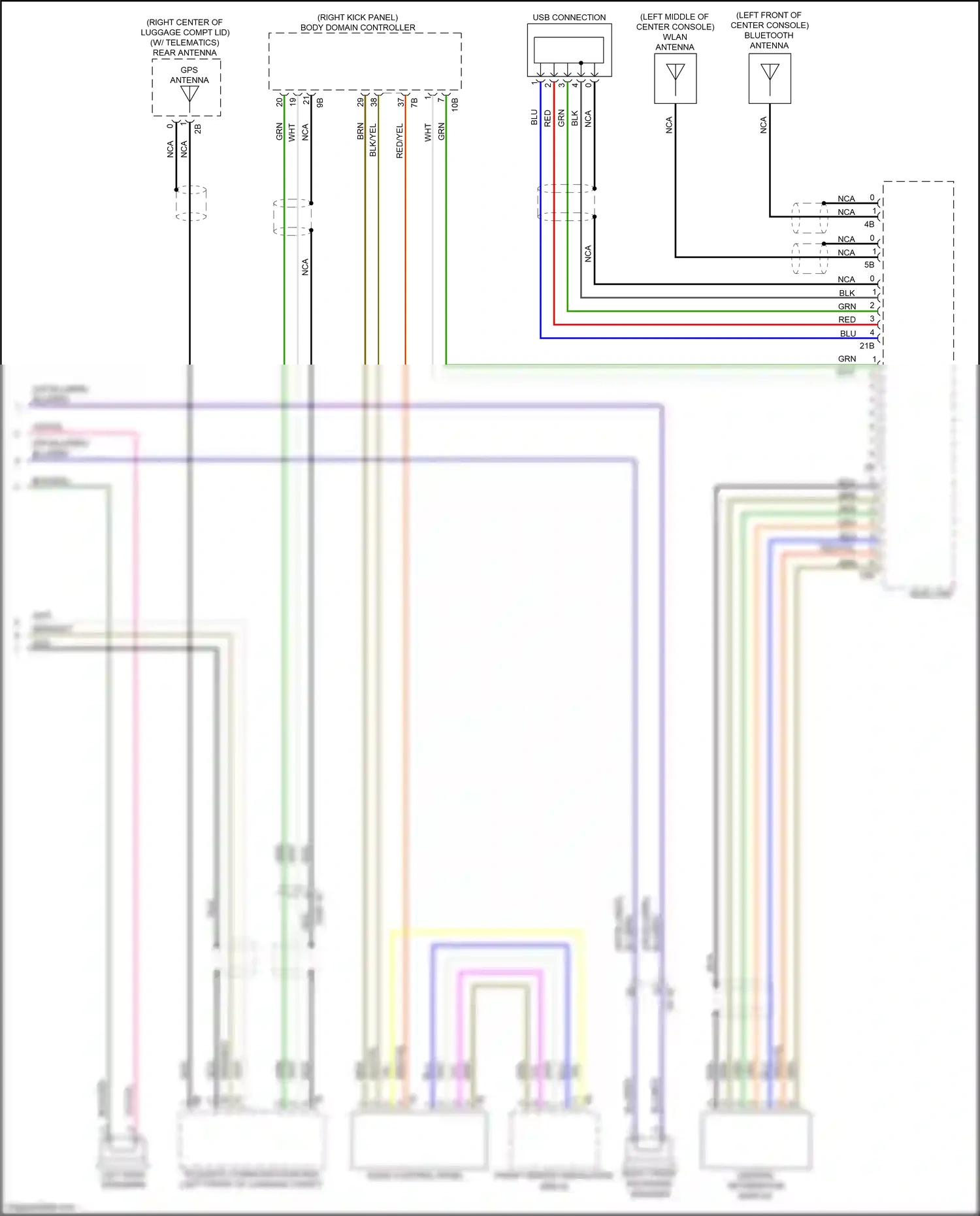 Wiring diagram blu/red for BMW Z4 G29 (2018-2022) (3 of 34)