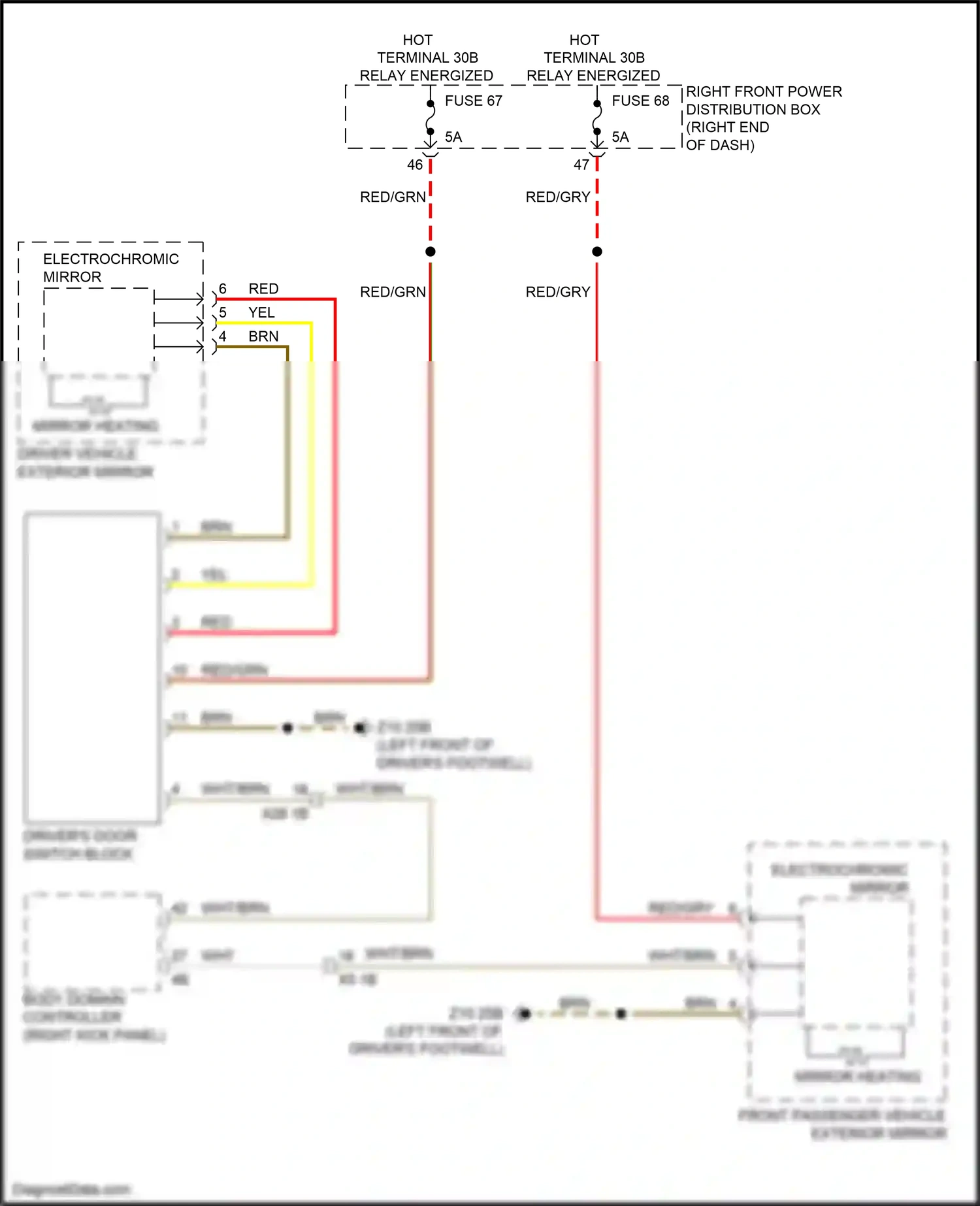 Wiring diagram body domain controller for BMW Z4 G29 (2018-2022) (14 of 35)