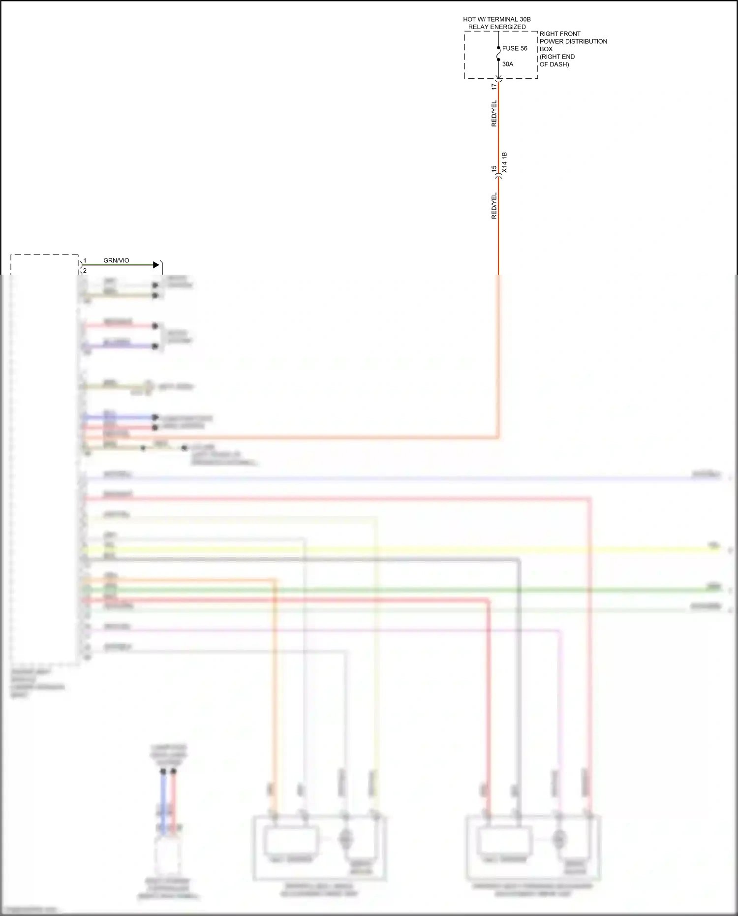 Wiring diagram body domain controller for BMW Z4 G29 (2018-2022) (1 of 35)