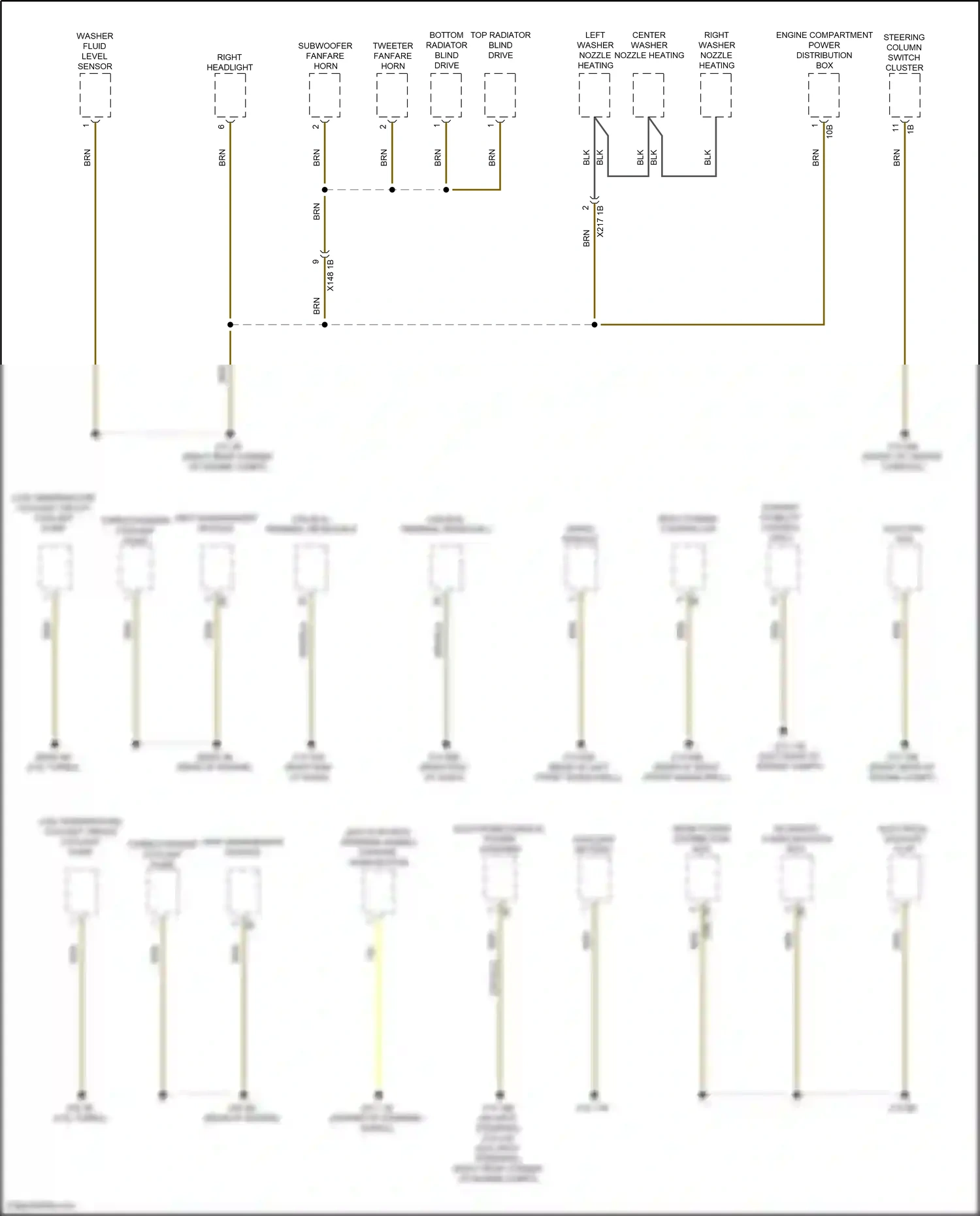 Wiring diagram body domain controller for BMW Z4 G29 (2018-2022) (34 of 35)
