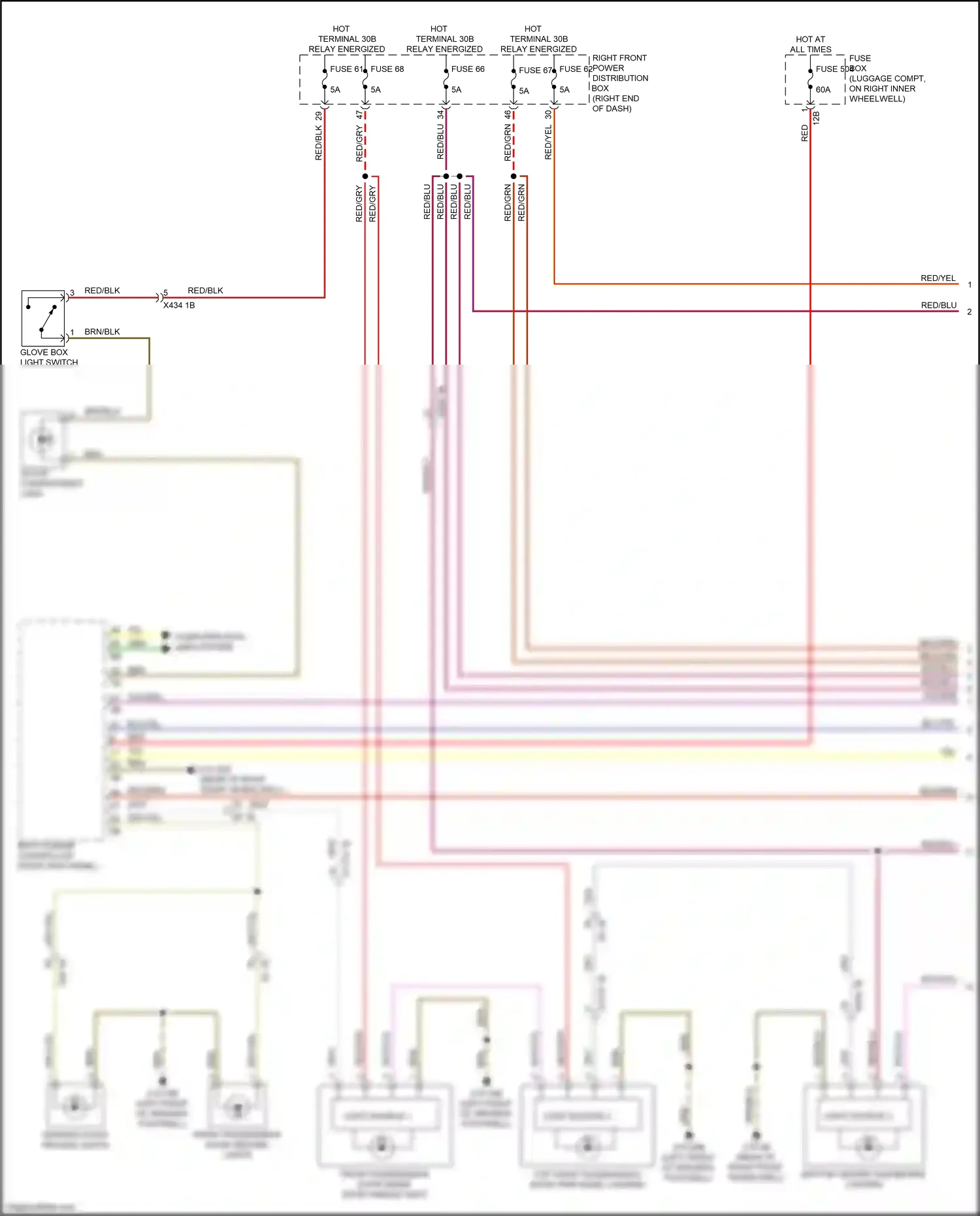 Wiring diagram computer data lines system for BMW Z4 G29 (2018-2022) (74 of 78)