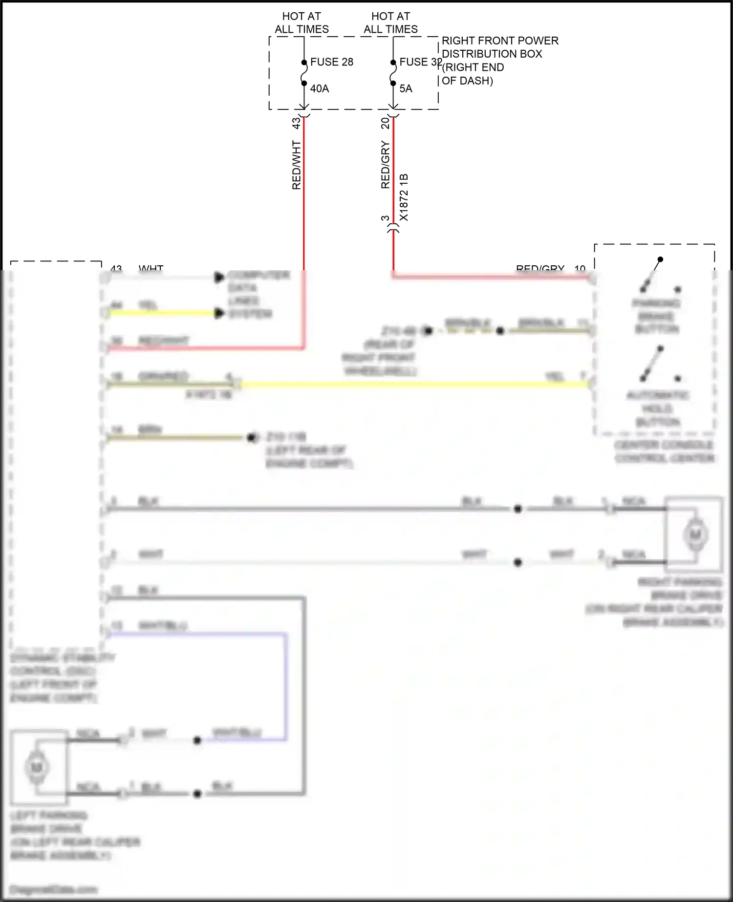 Wiring diagram computer data lines system for BMW Z4 G29 (2018-2022) (69 of 78)