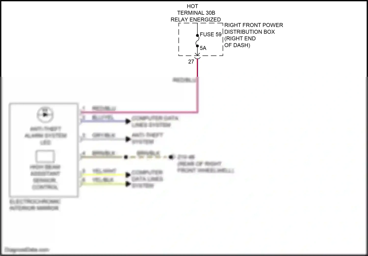Wiring diagram computer data lines system for BMW Z4 G29 (2018-2022) (68 of 78)