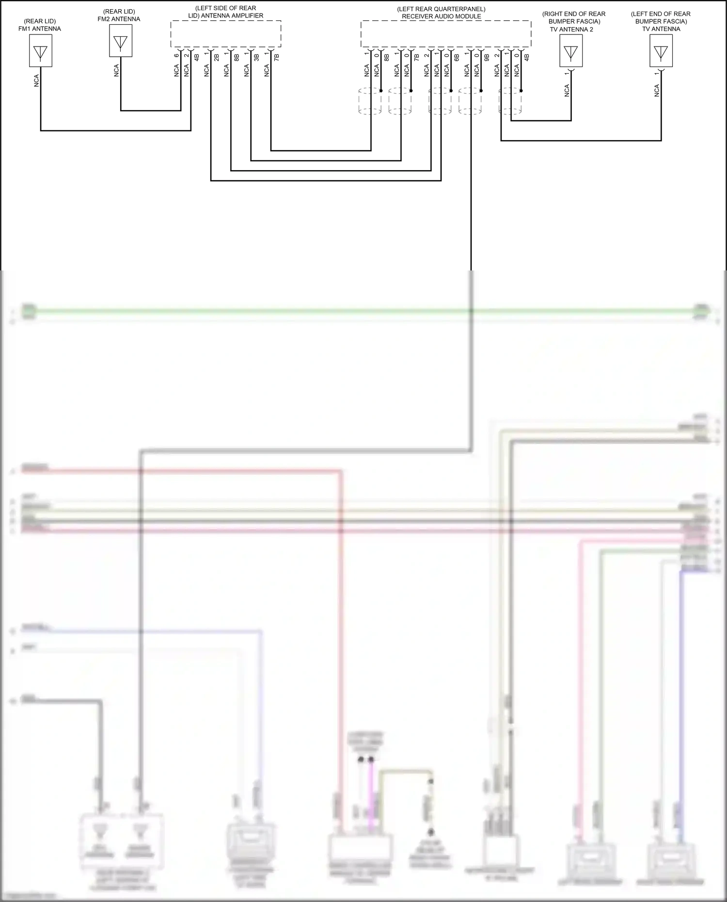 Wiring diagram computer data lines system for BMW Z4 G29 (2018-2022) (20 of 78)