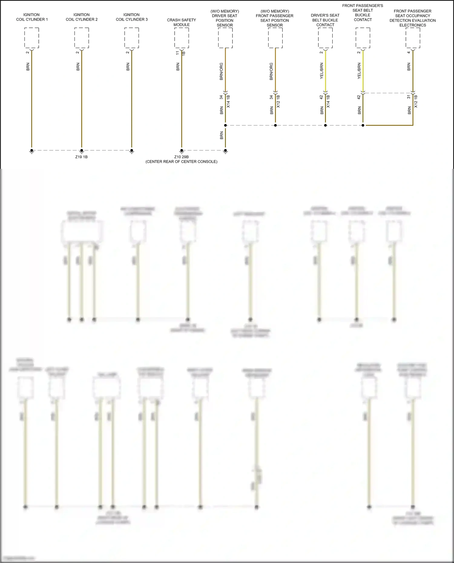 Wiring diagram convertible top module for BMW Z4 G29 (2018-2022) (2 of 6)