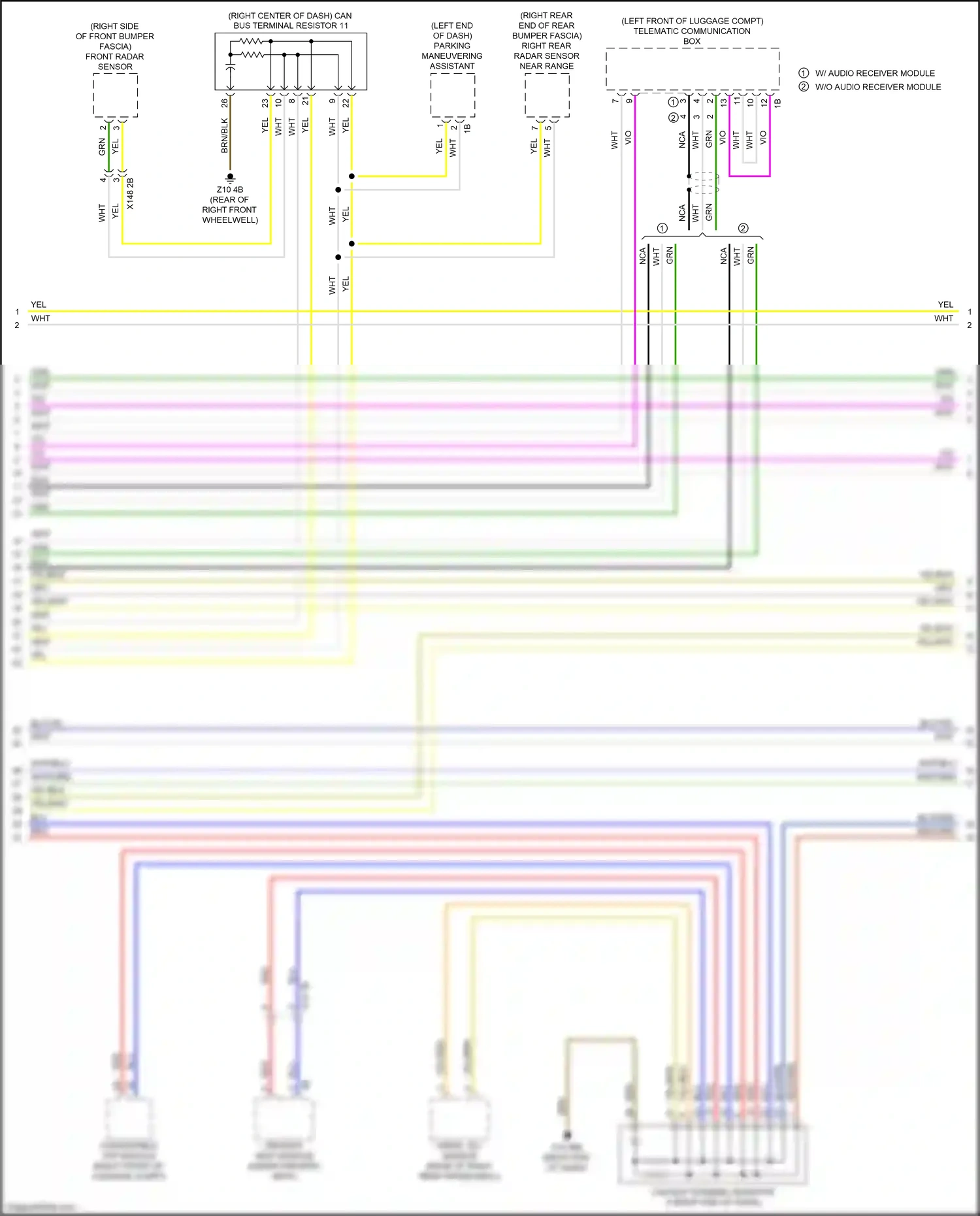 Wiring diagram driver's seat module for BMW Z4 G29 (2018-2022) (1 of 1)