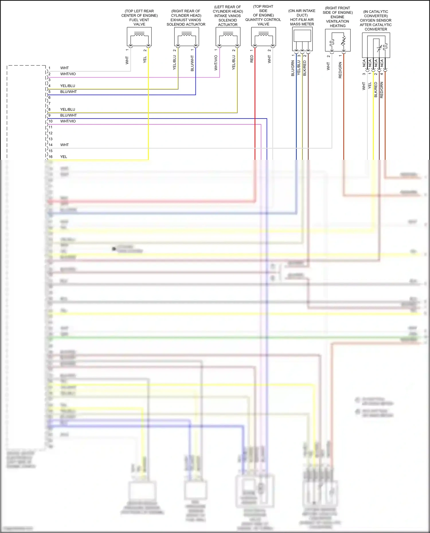 Wiring diagram engine ventilation heating for BMW Z4 G29 (2018-2022) (2 of 2)