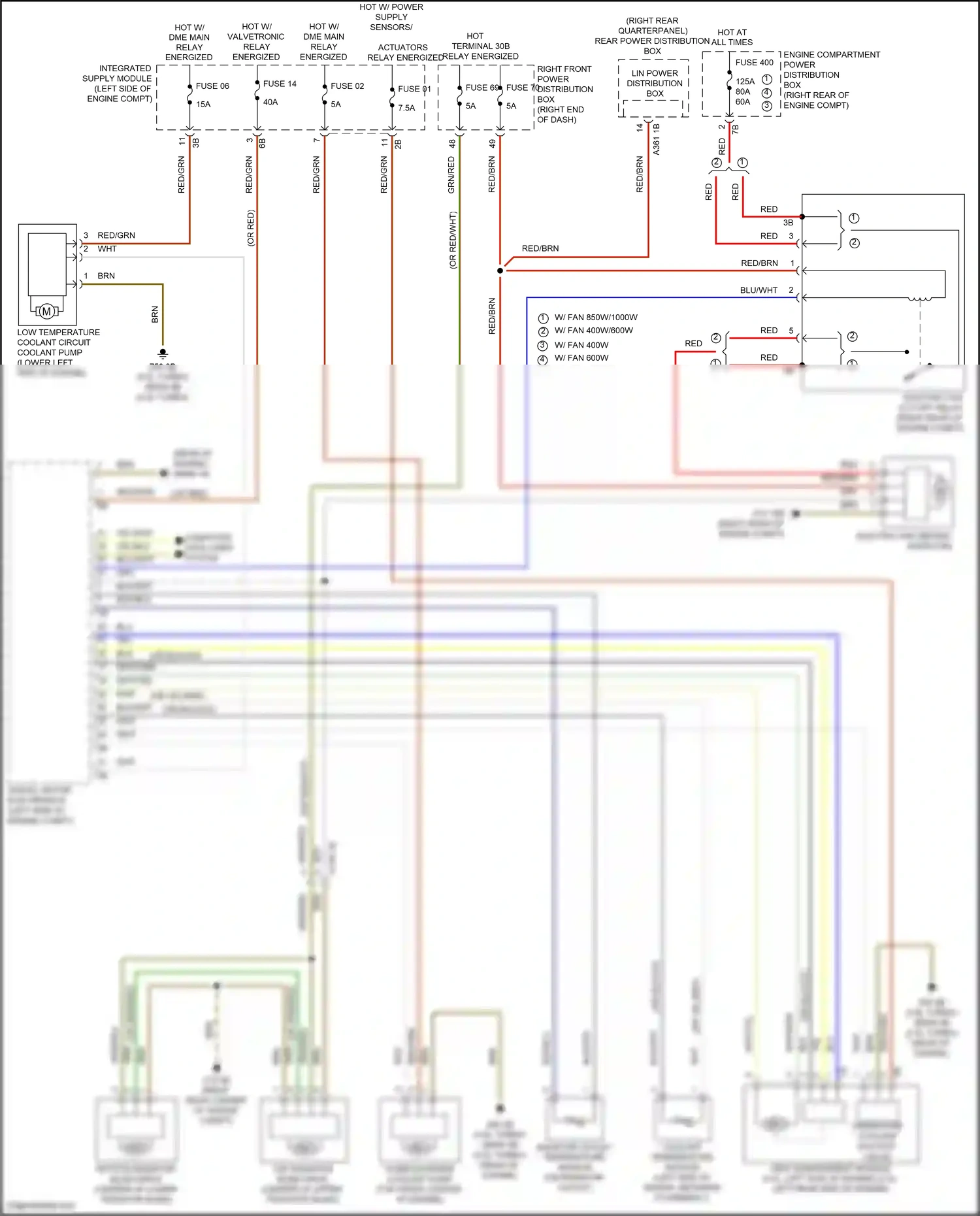 Wiring diagram integrated supply module for BMW Z4 G29 (2018-2022) (1 of 5)