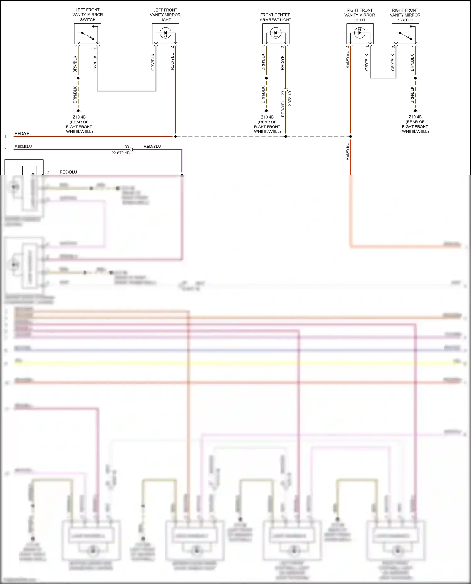 Wiring diagram light source 7 for BMW Z4 G29 (2018-2022) (1 of 1)