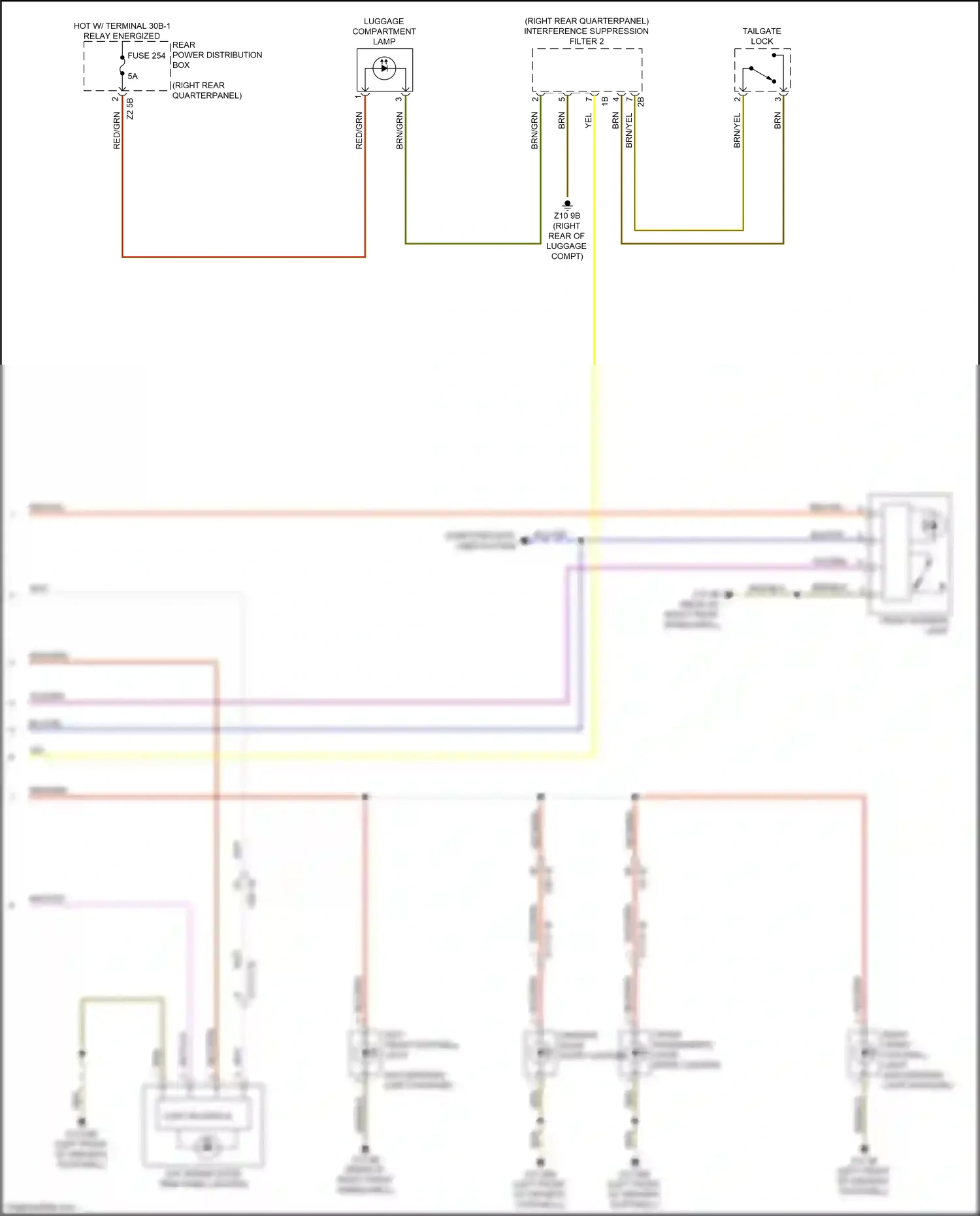Wiring diagram light source 8 for BMW Z4 G29 (2018-2022) (1 of 1)