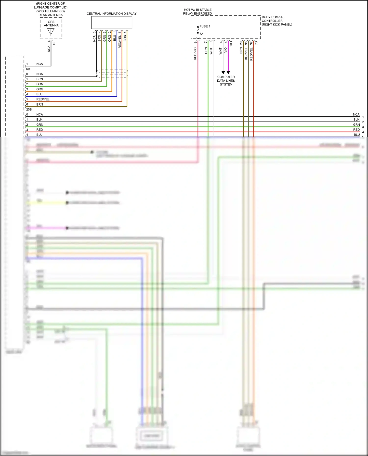 Wiring diagram nca for BMW Z4 G29 (2018-2022) (8 of 77)