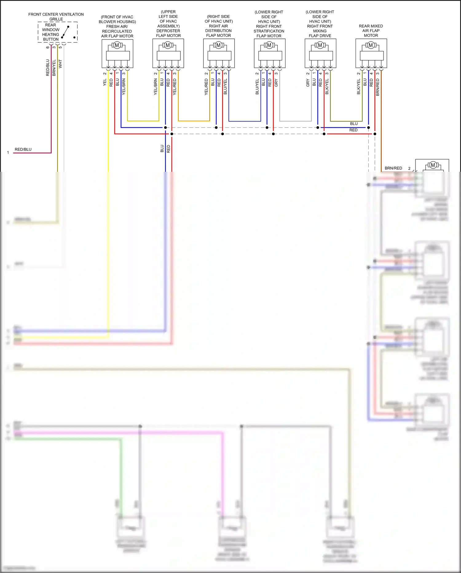 Wiring diagram rear window heating button for BMW Z4 G29 (2018-2022) (1 of 2)