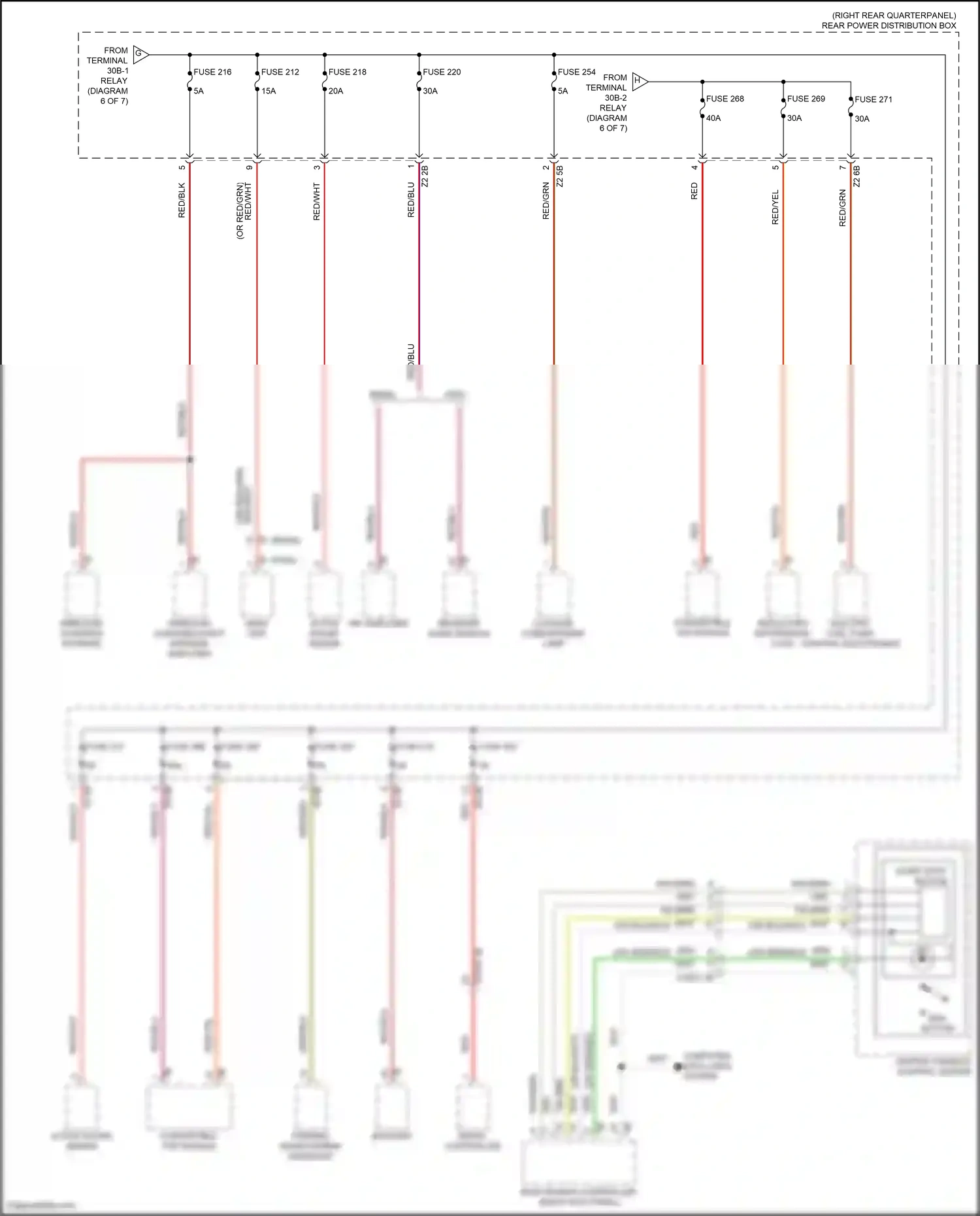 Wiring diagram regulated differential lock for BMW Z4 G29 (2018-2022) (4 of 5)
