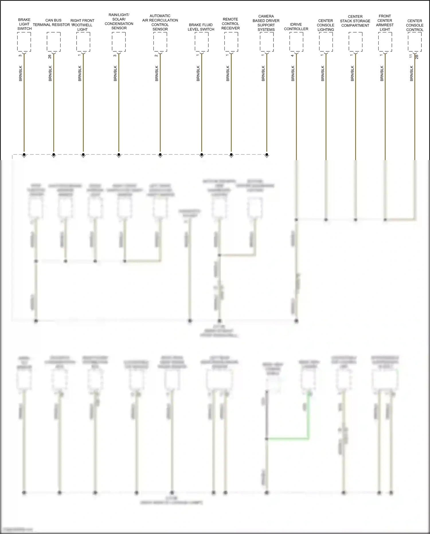 Wiring diagram remote control receiver for BMW Z4 G29 (2018-2022) (2 of 6)