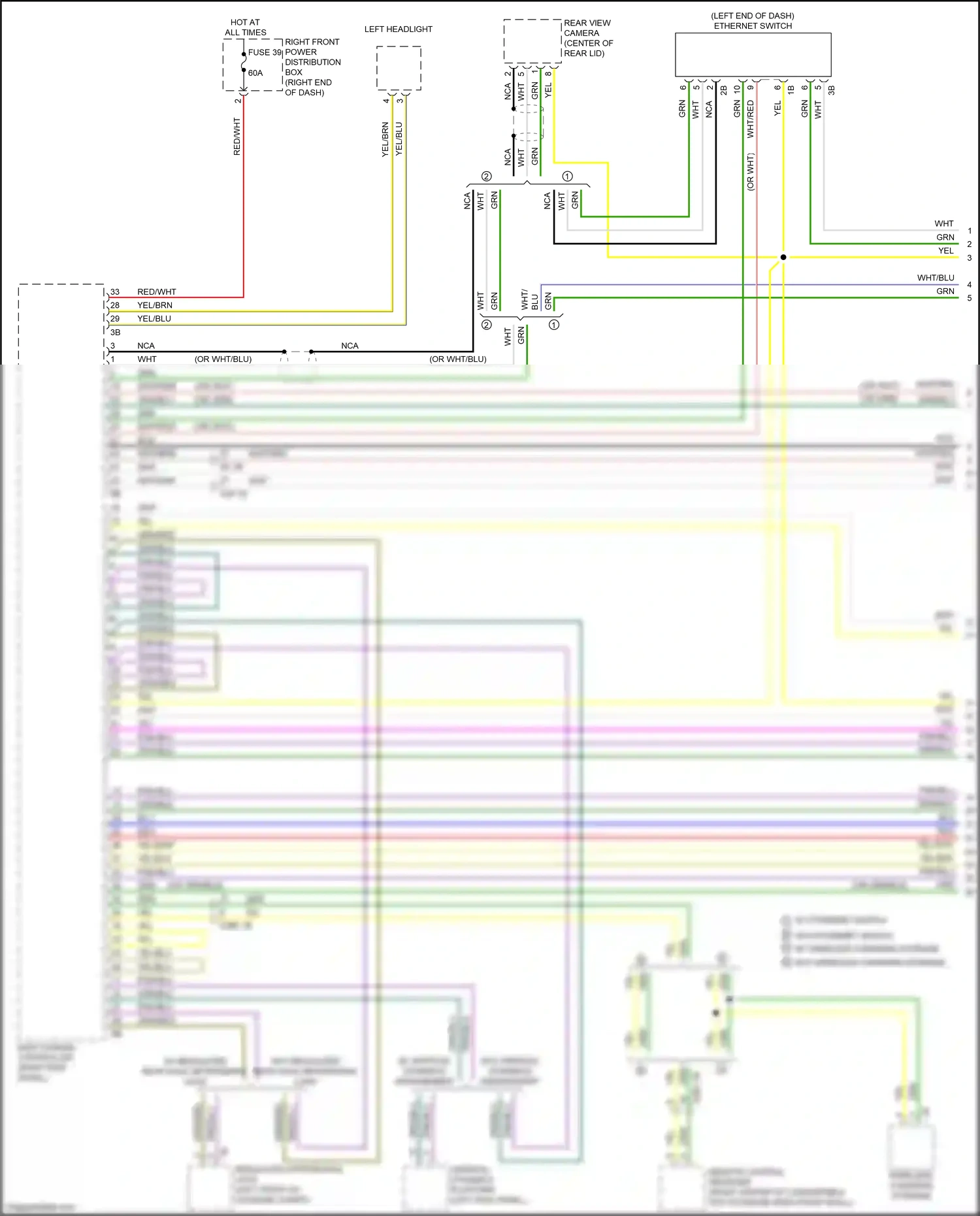 Wiring diagram right front power distribution box for BMW Z4 G29 (2018-2022) (25 of 37)