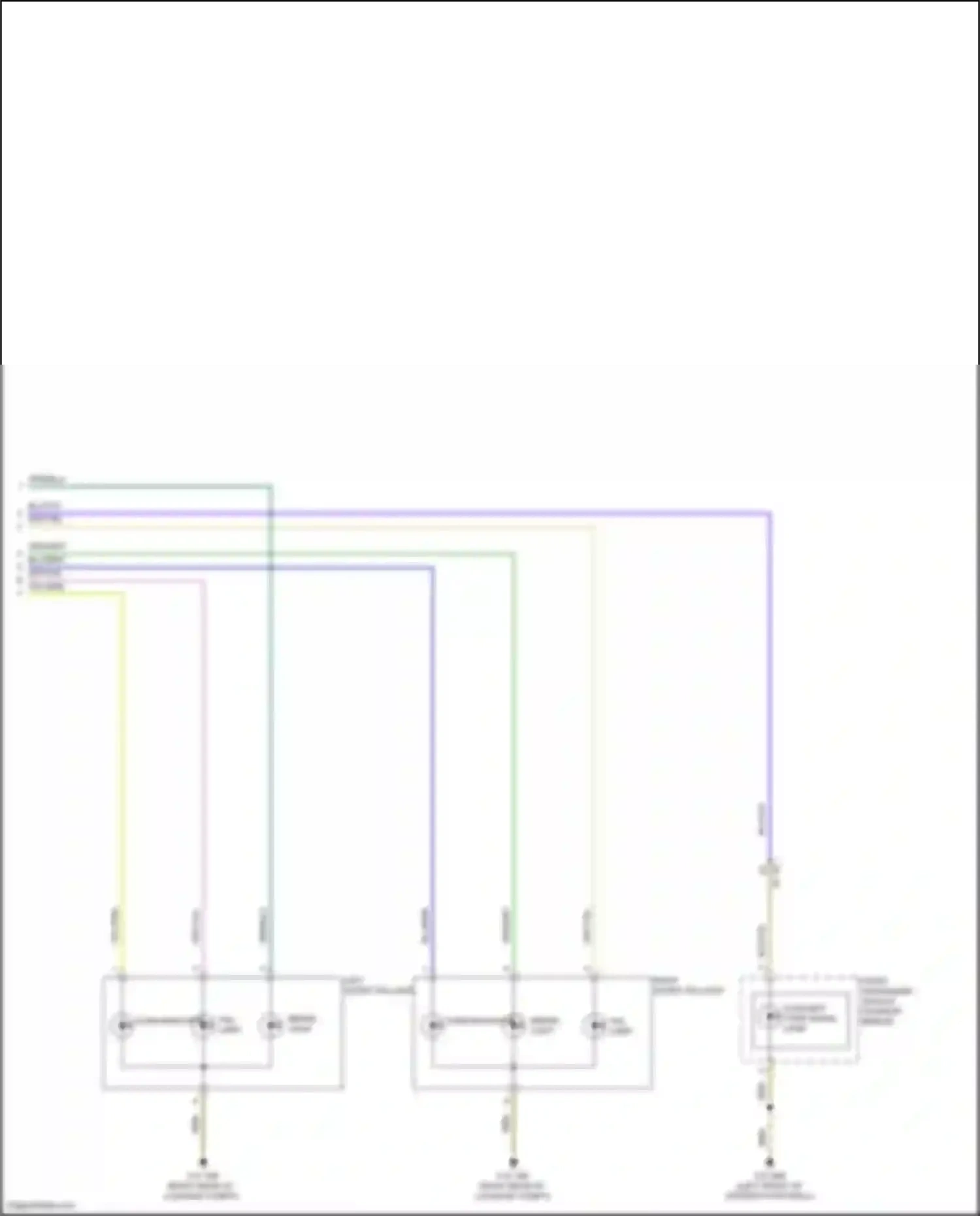 Wiring diagram turn indicator for BMW Z4 G29 (2018-2022) (2 of 2)