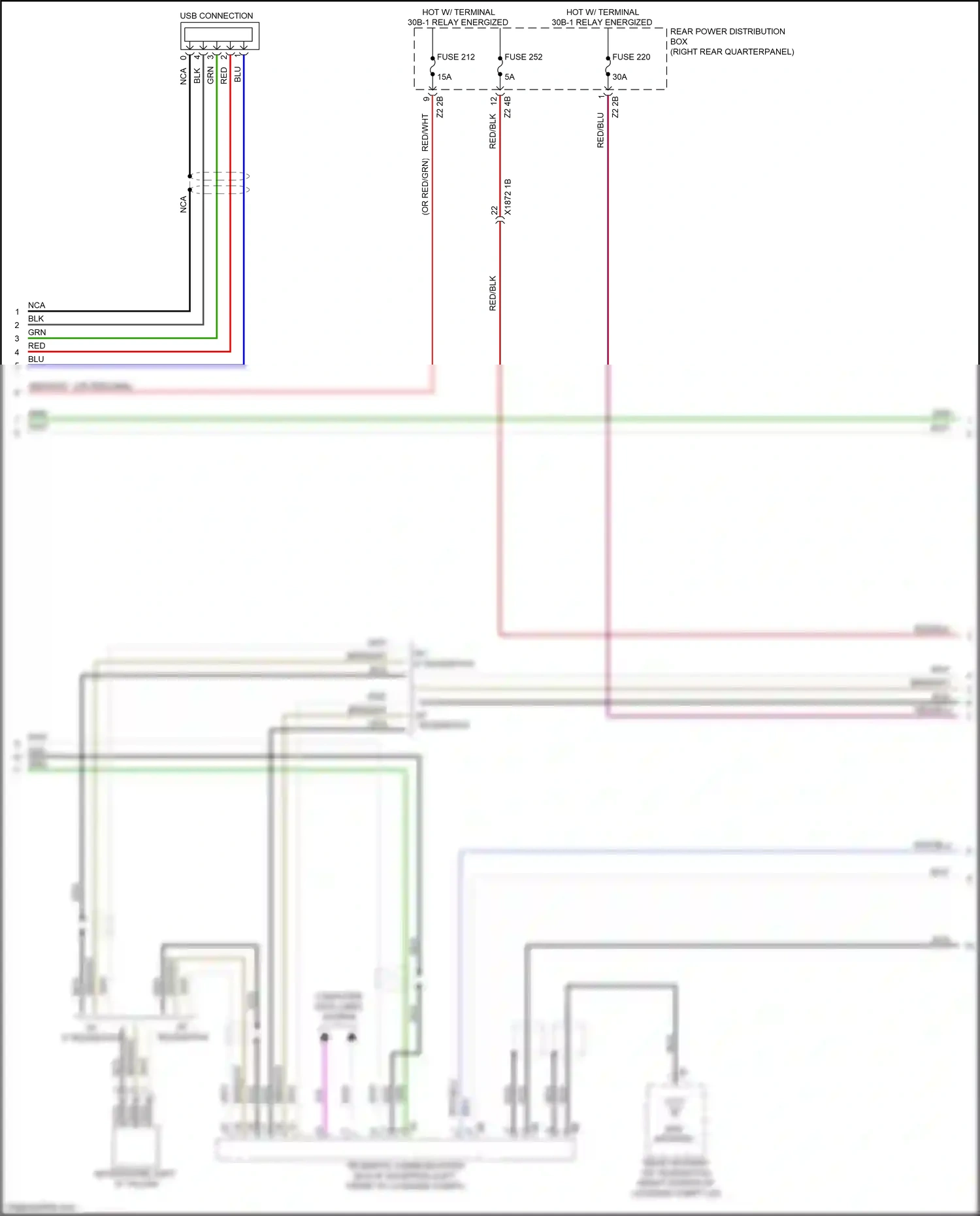 Wiring diagram usb connection for BMW Z4 G29 (2018-2022) (5 of 12)