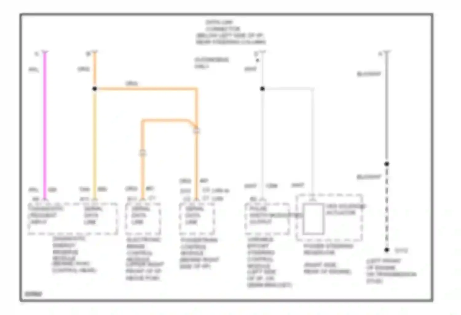 Century Buick V (1982-1996): Data link connector circuit