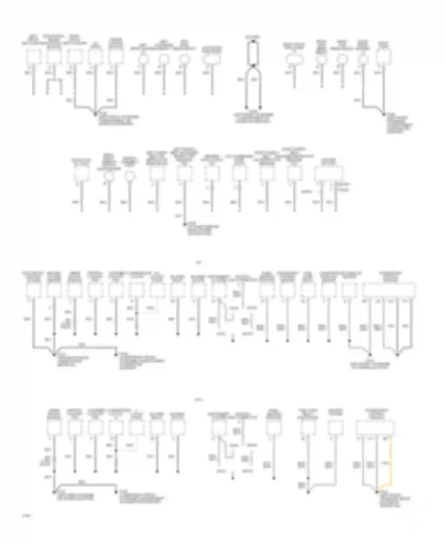 Century Buick V (1982-1996): Ground distribution circuit (1 of 3)